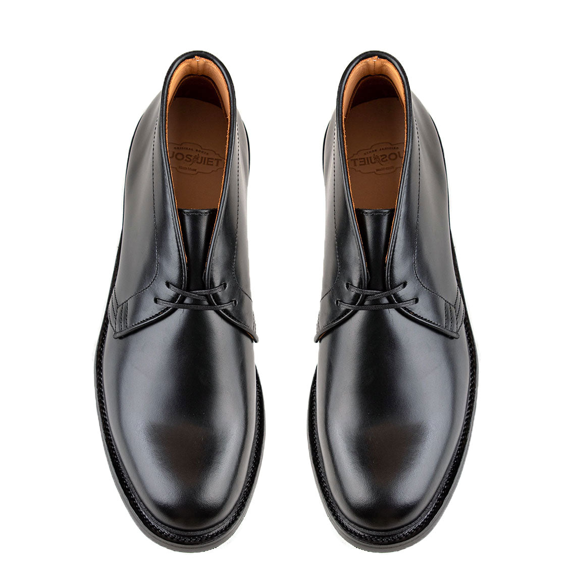 Classic Chukka Boot -luosjiet®boots - Black Smooth Cowhide