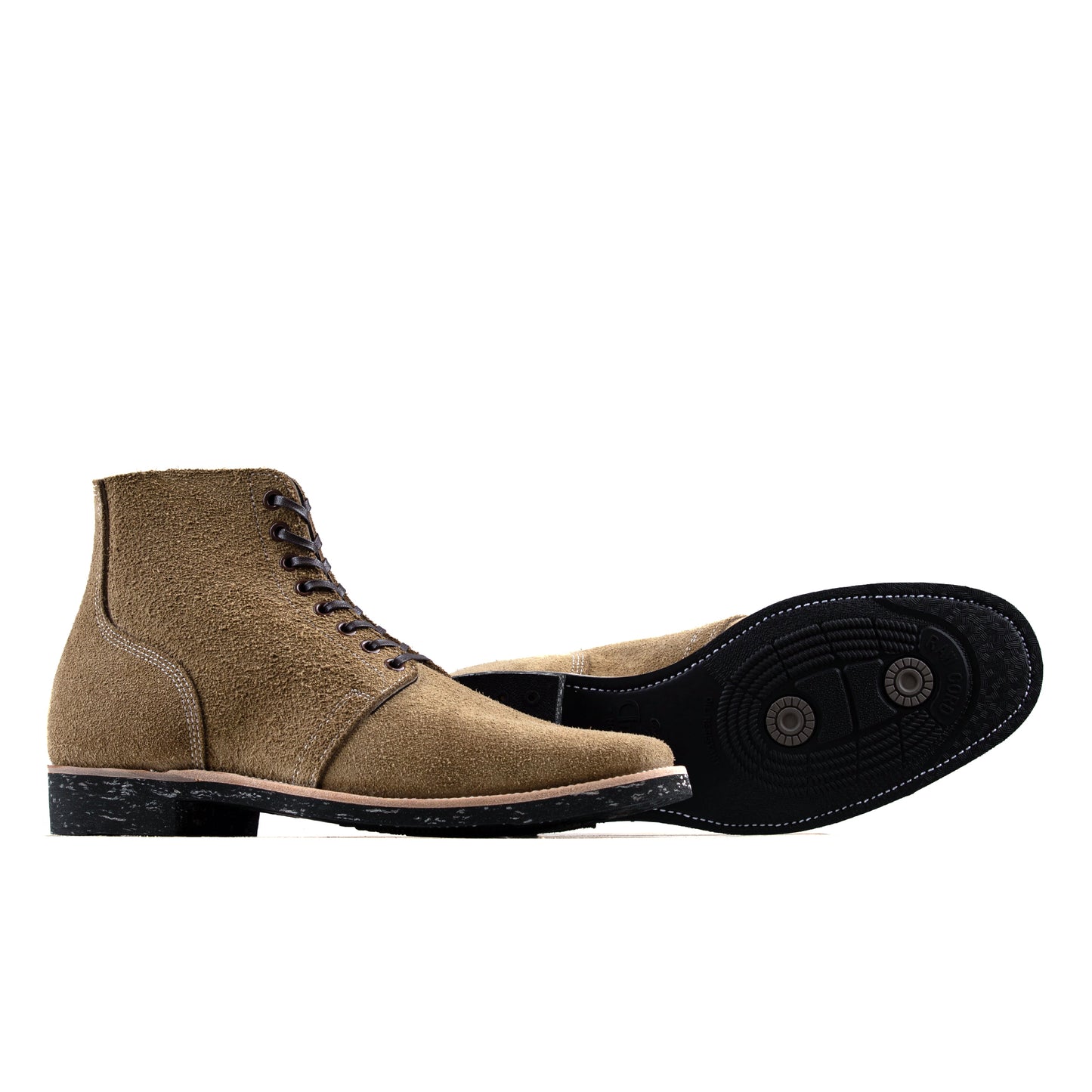 M1942 Boondoker Boot - luosjiet®boots -  Olive Oiled Nubuck Reverse(German)