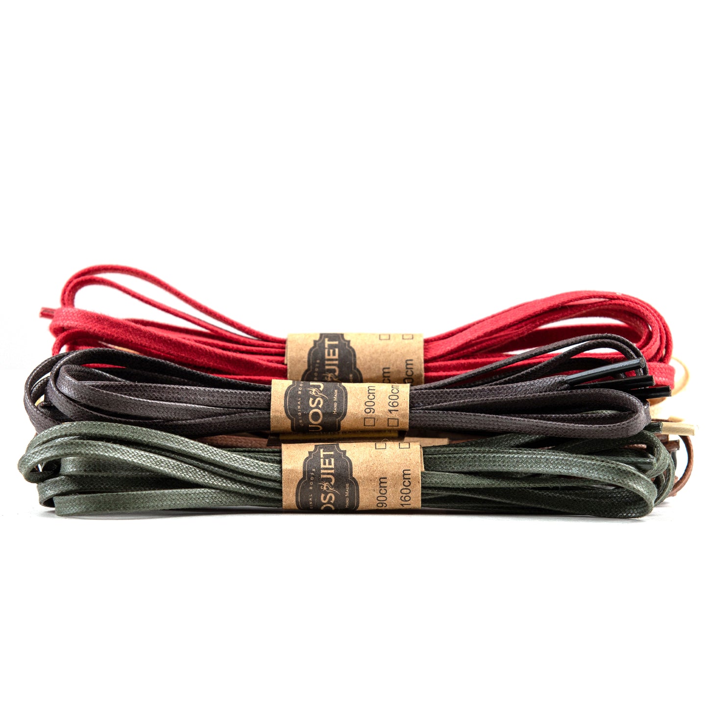 Flat Waxed Cotton Laces - luosjiet®Laces - 140cm