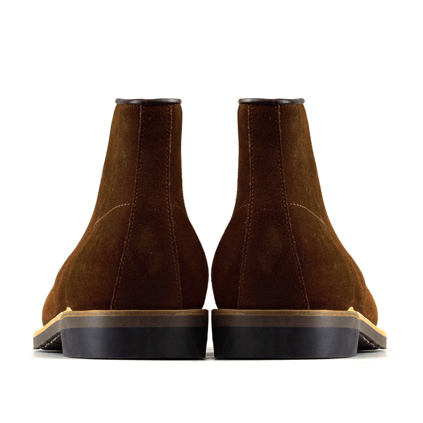 Indiana MocToe Boot - luosjiet®boots - Dark Brown Oiled Cowhide Reverse