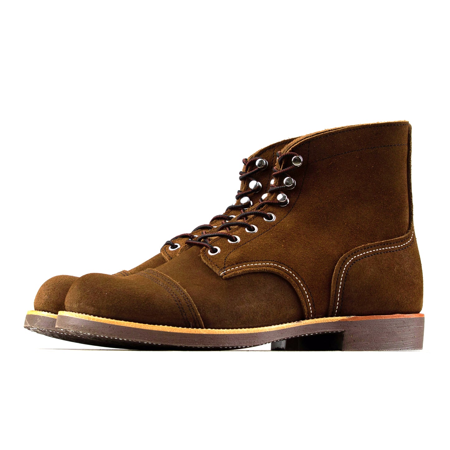 Classic Paratroop Boots - luosjiet®boots - Dark Brown Oiled Cowhide Reverse