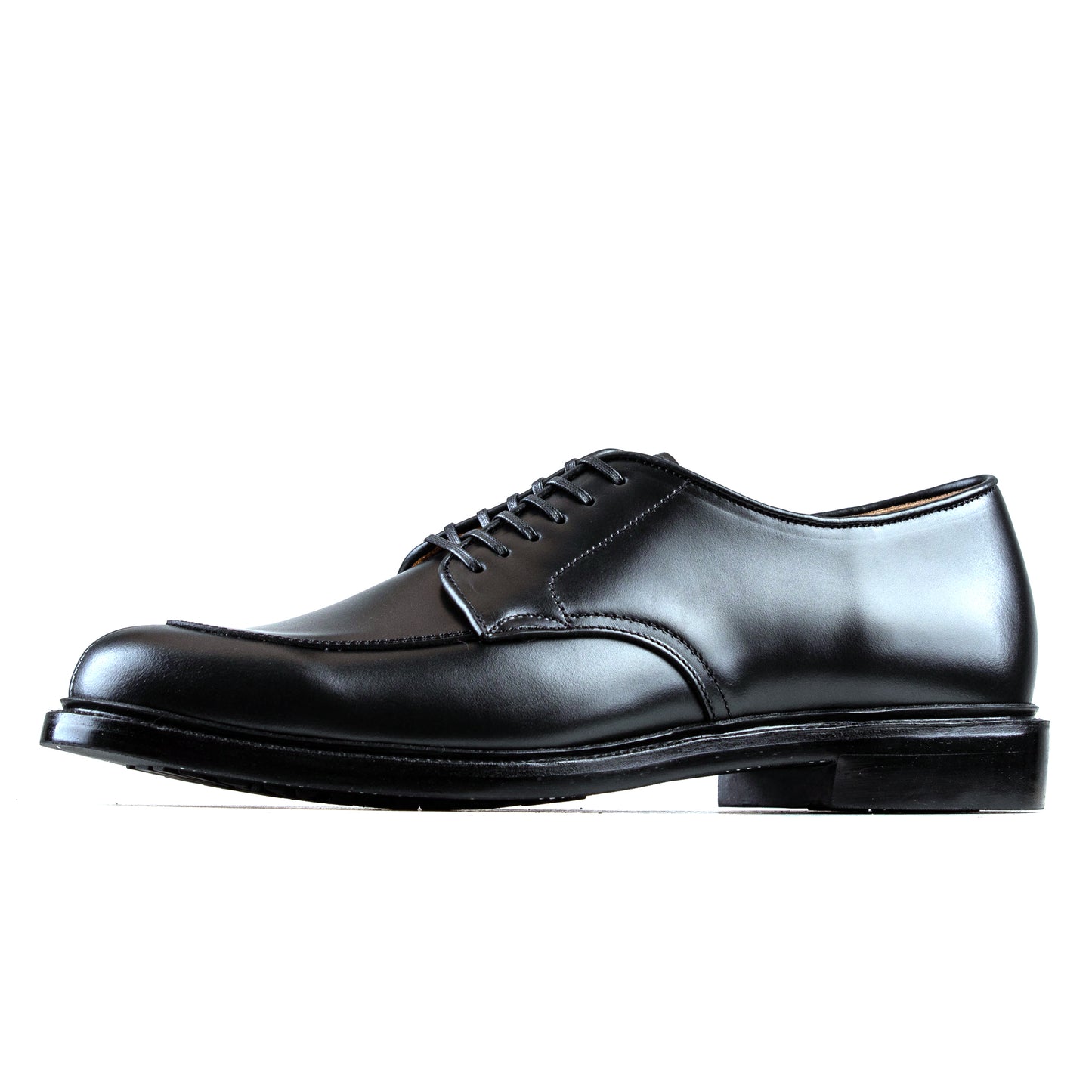 Classic V-Tip Shoe - luosjiet®shoes - Black Smooth Cowhide