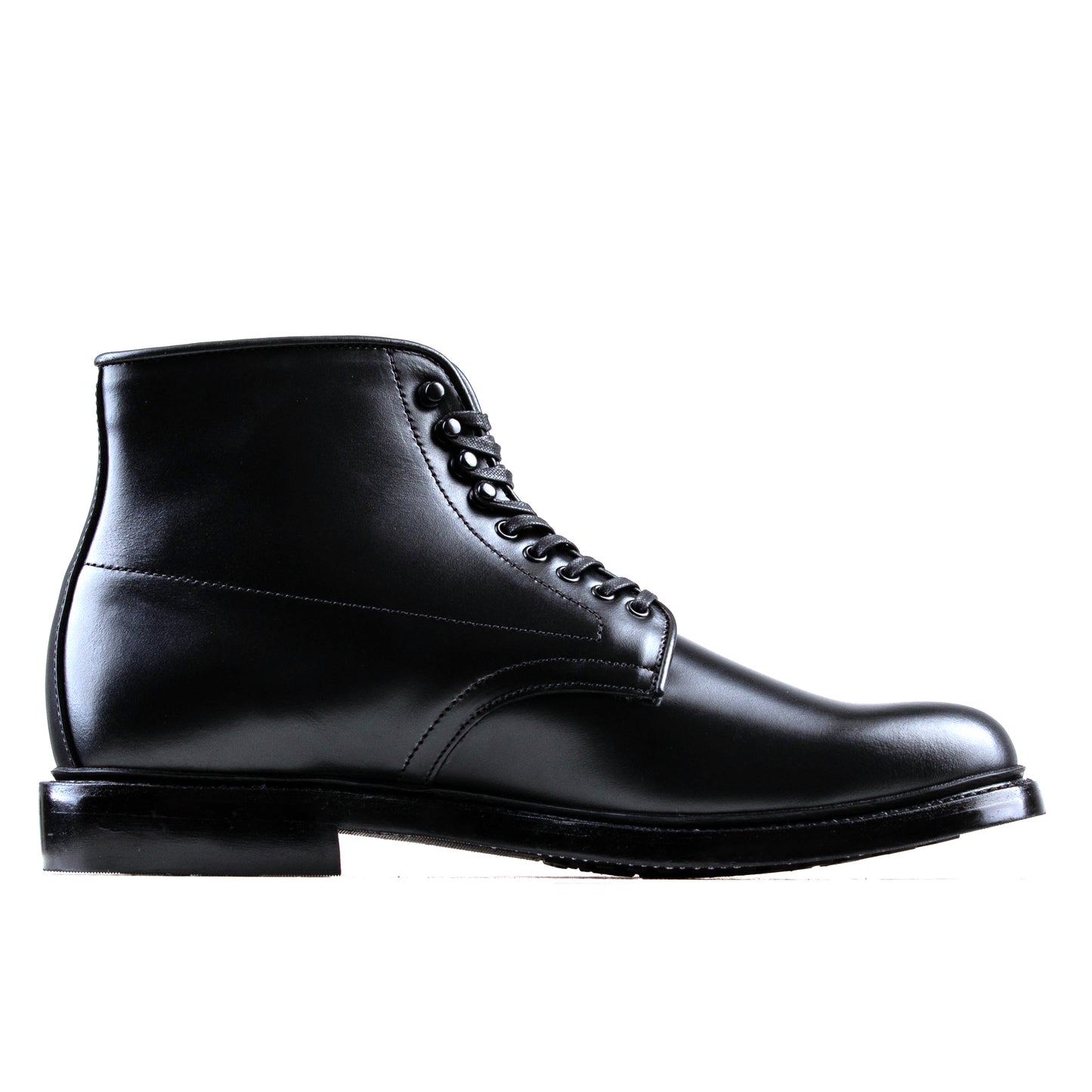 Plain Toe Boot - luosjiet®boots - Black Smooth Cowhide