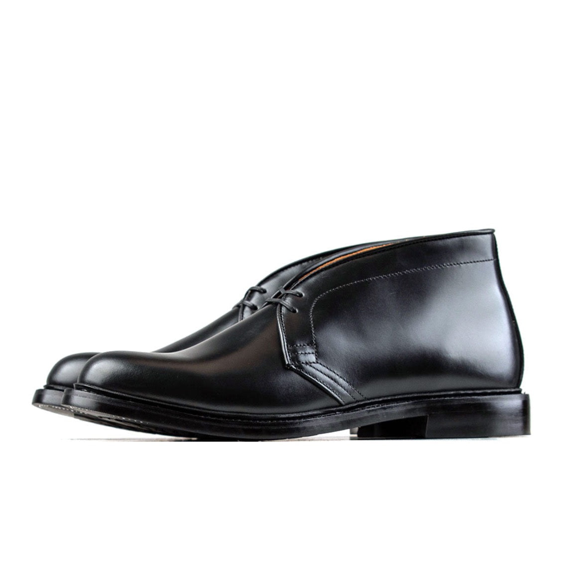 Classic Chukka Boot -luosjiet®boots - Black Smooth Cowhide