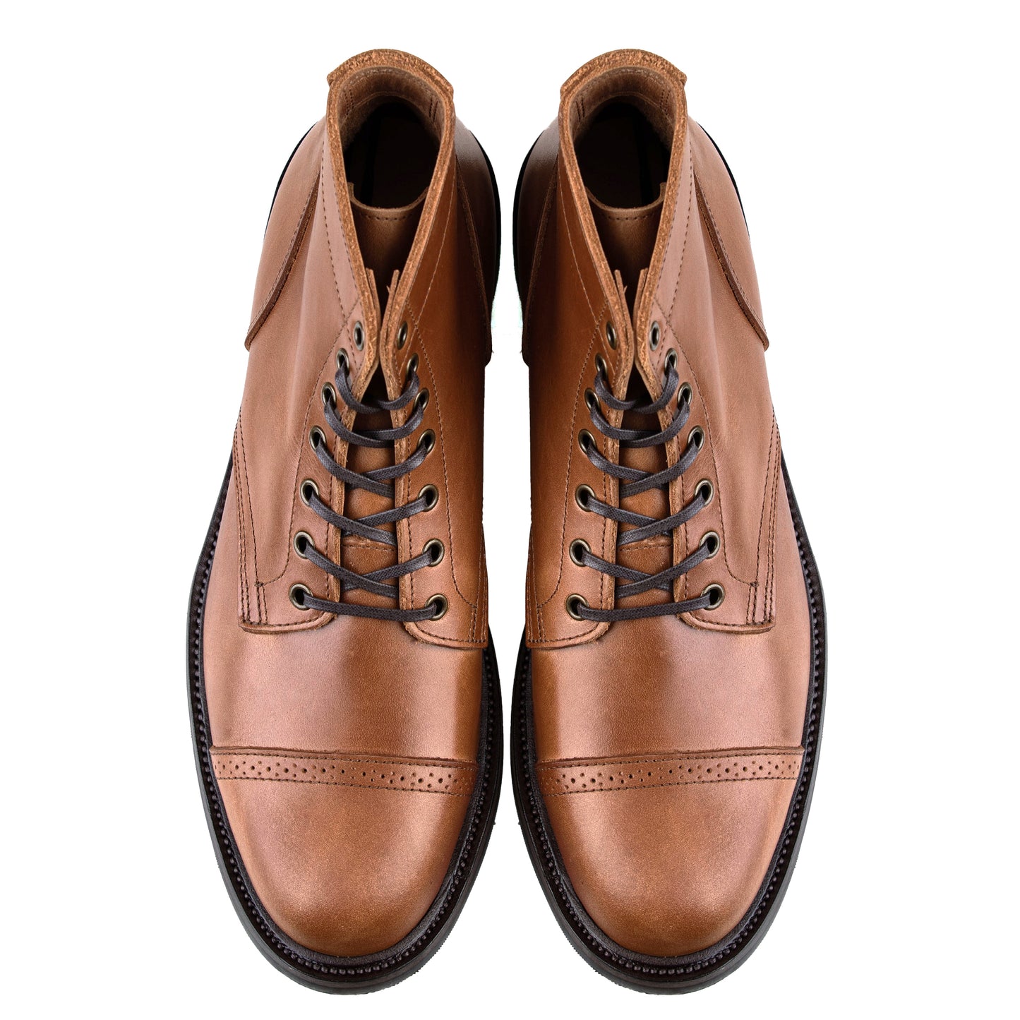 CapToe Commander Boot - luosjiet®boots - Tan Refresh Waxy