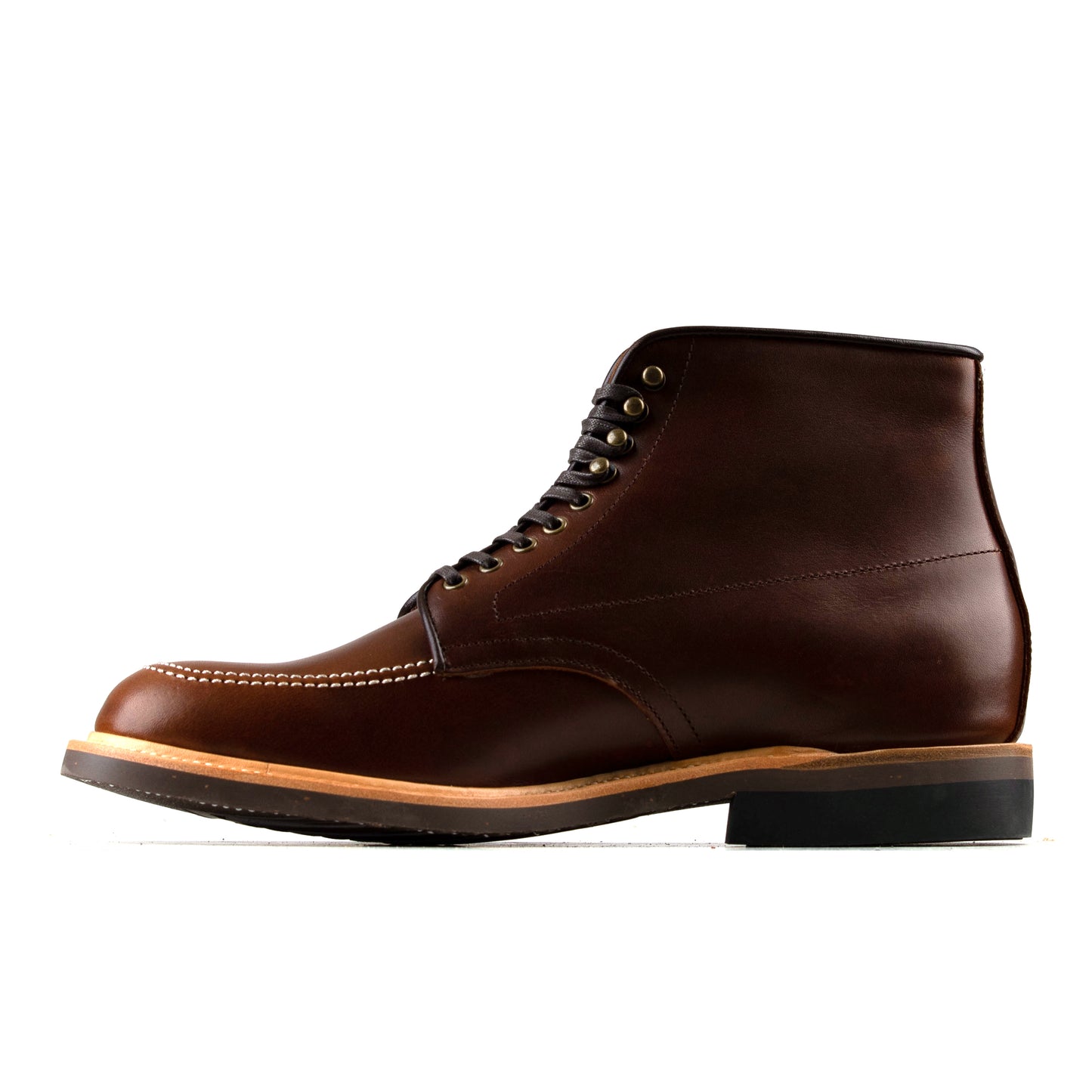 Indiana Moctoe Boot - luosjiet®boots - Brown Full Grain Pull-Up Cowhide