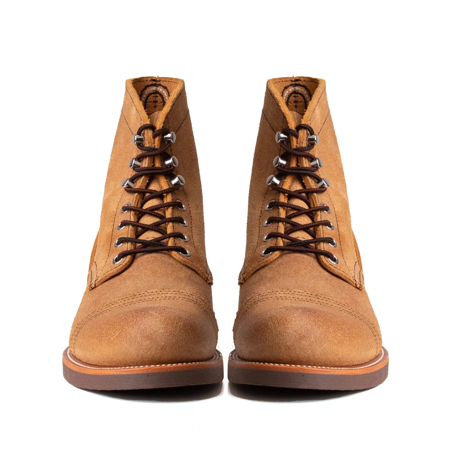 Classic Paratroop Boots - luosjiet®boots - Yellow Brown Grain Cowhide Reverse