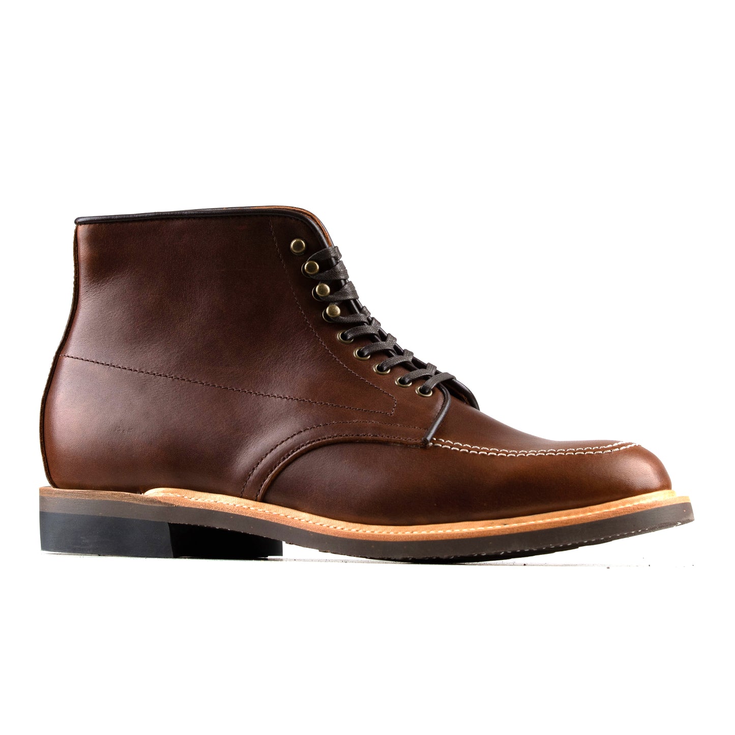 Indiana Moctoe Boot - luosjiet®boots - Brown Full Grain Pull-Up Cowhide