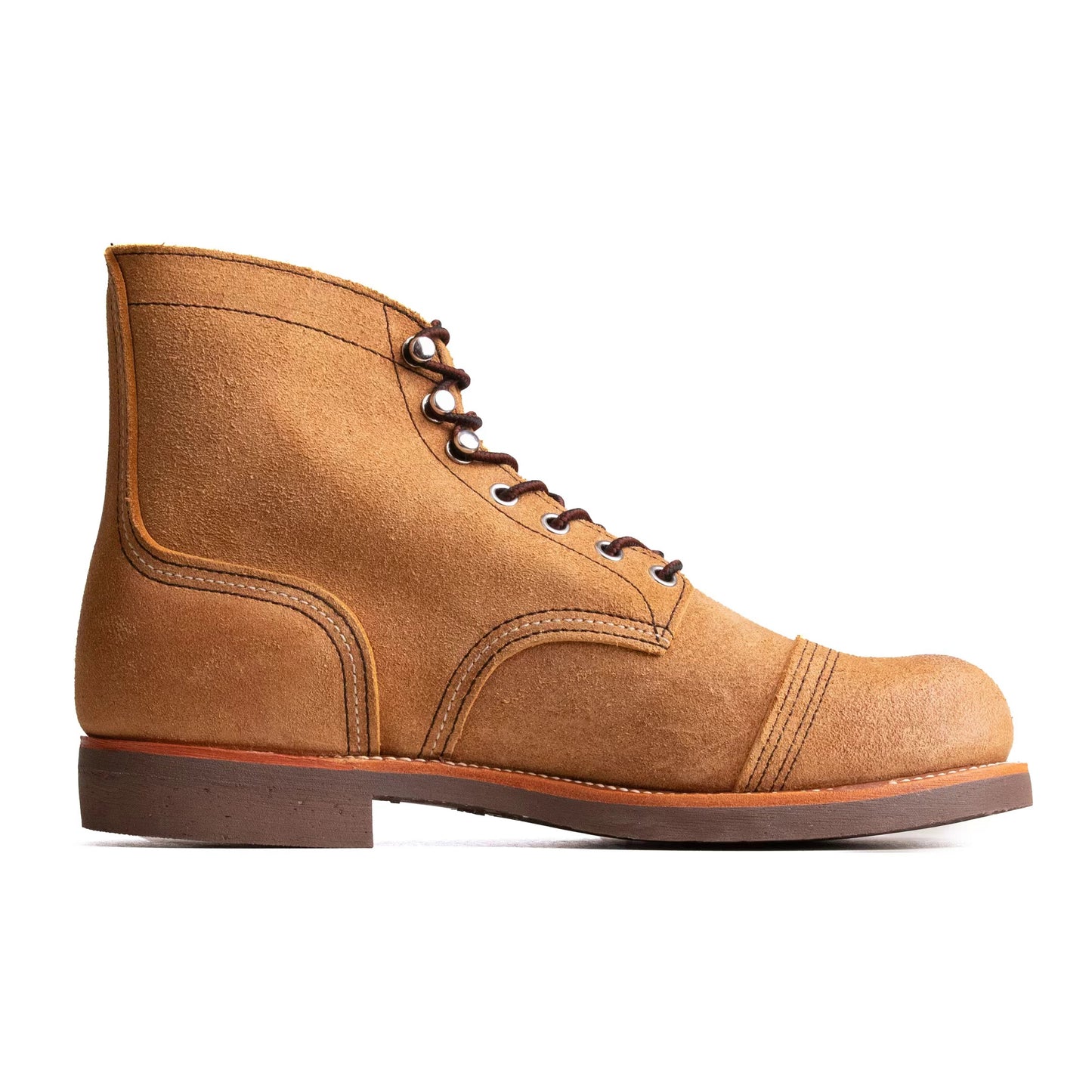 Classic Paratroop Boots - luosjiet®boots - Yellow Brown Grain Cowhide Reverse