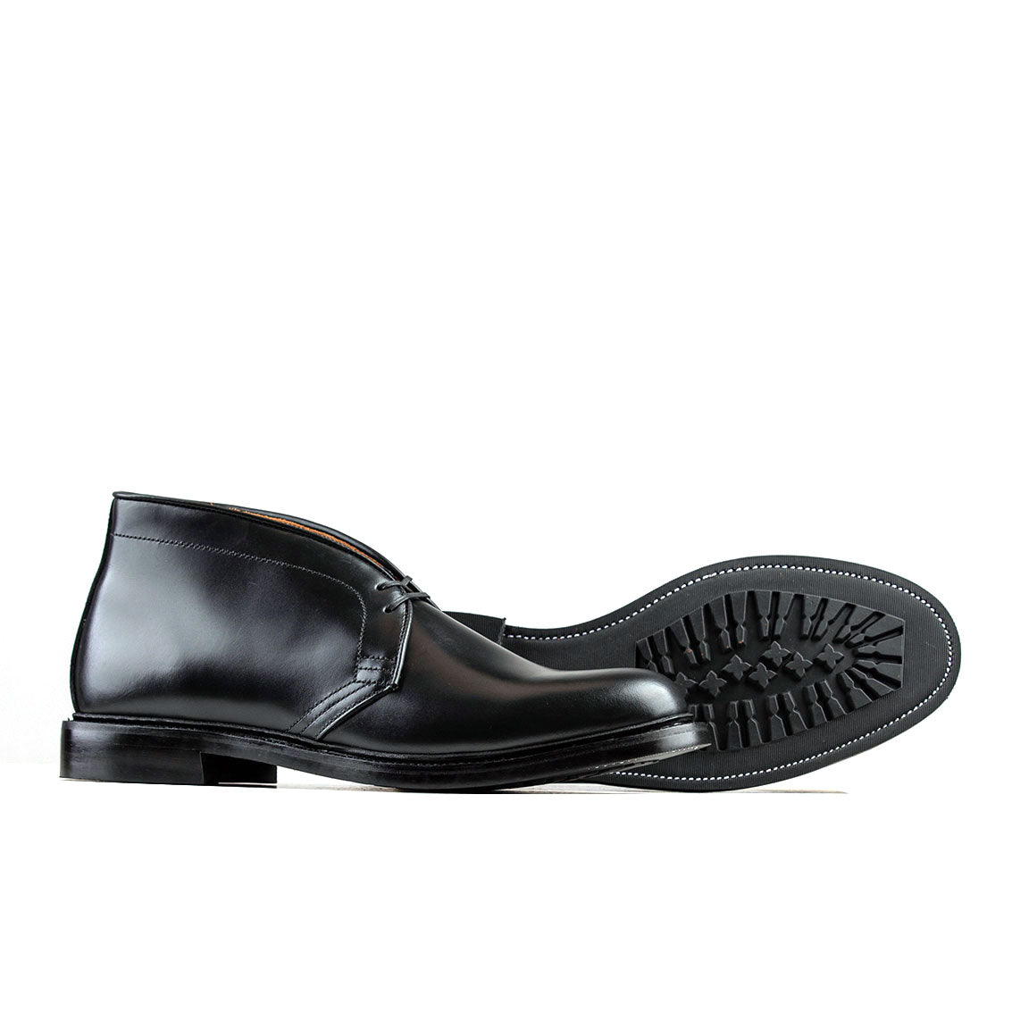 Classic Chukka Boot -luosjiet®boots - Black Smooth Cowhide