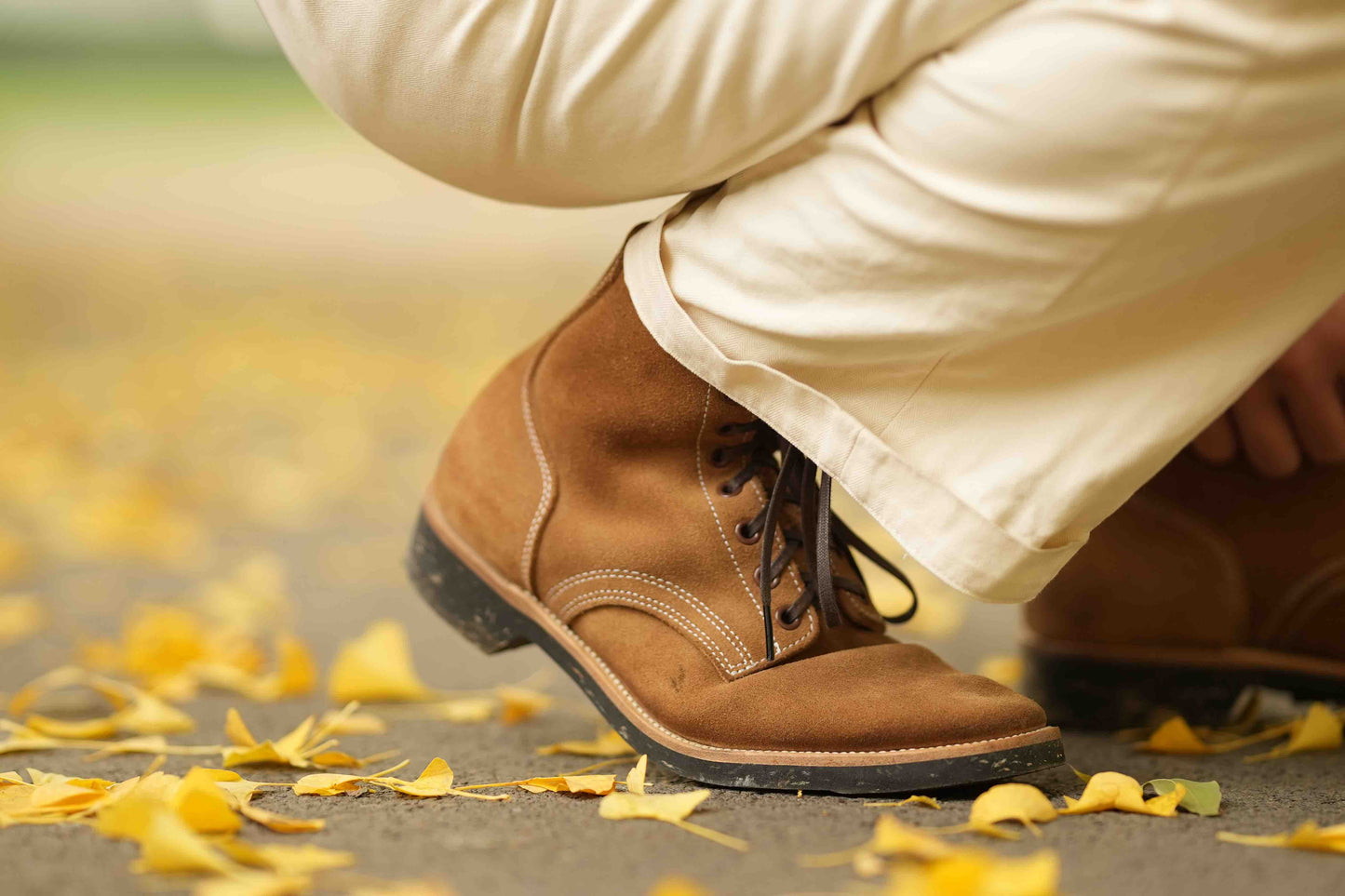 M1944 Boondoker Boot - luosjiet®boots MTO - Tan Oiled Nubuck Reverse(German)