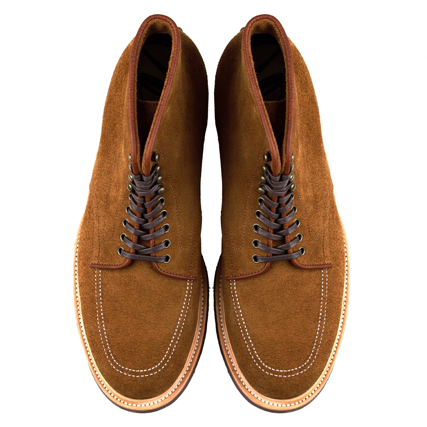 Indiana MocToe Boot - luosjiet®boots - Yellow Brown Oiled Cowhide Reverse