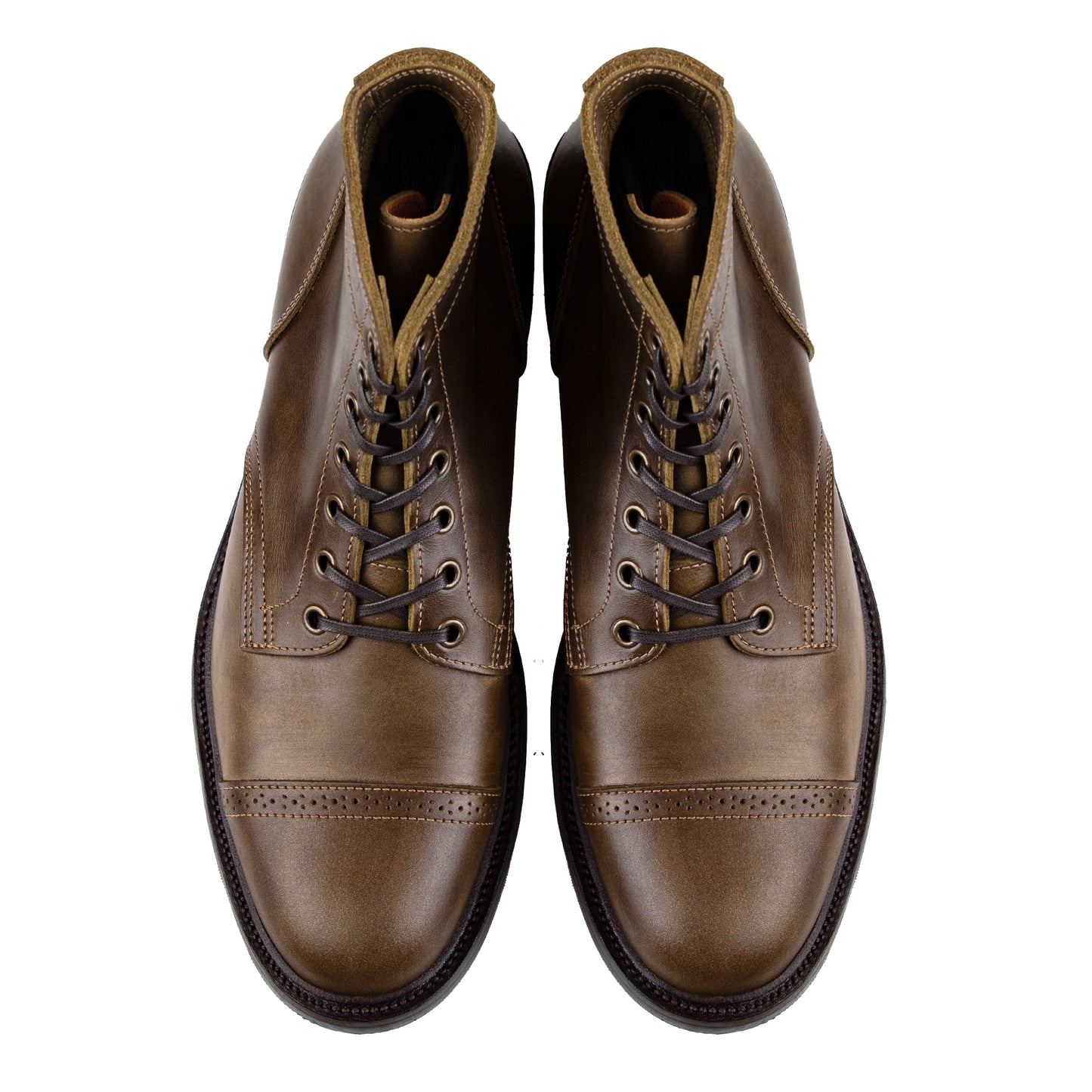 CapToe Commander Boot - luosjiet®boots - Olive Refresh Waxy