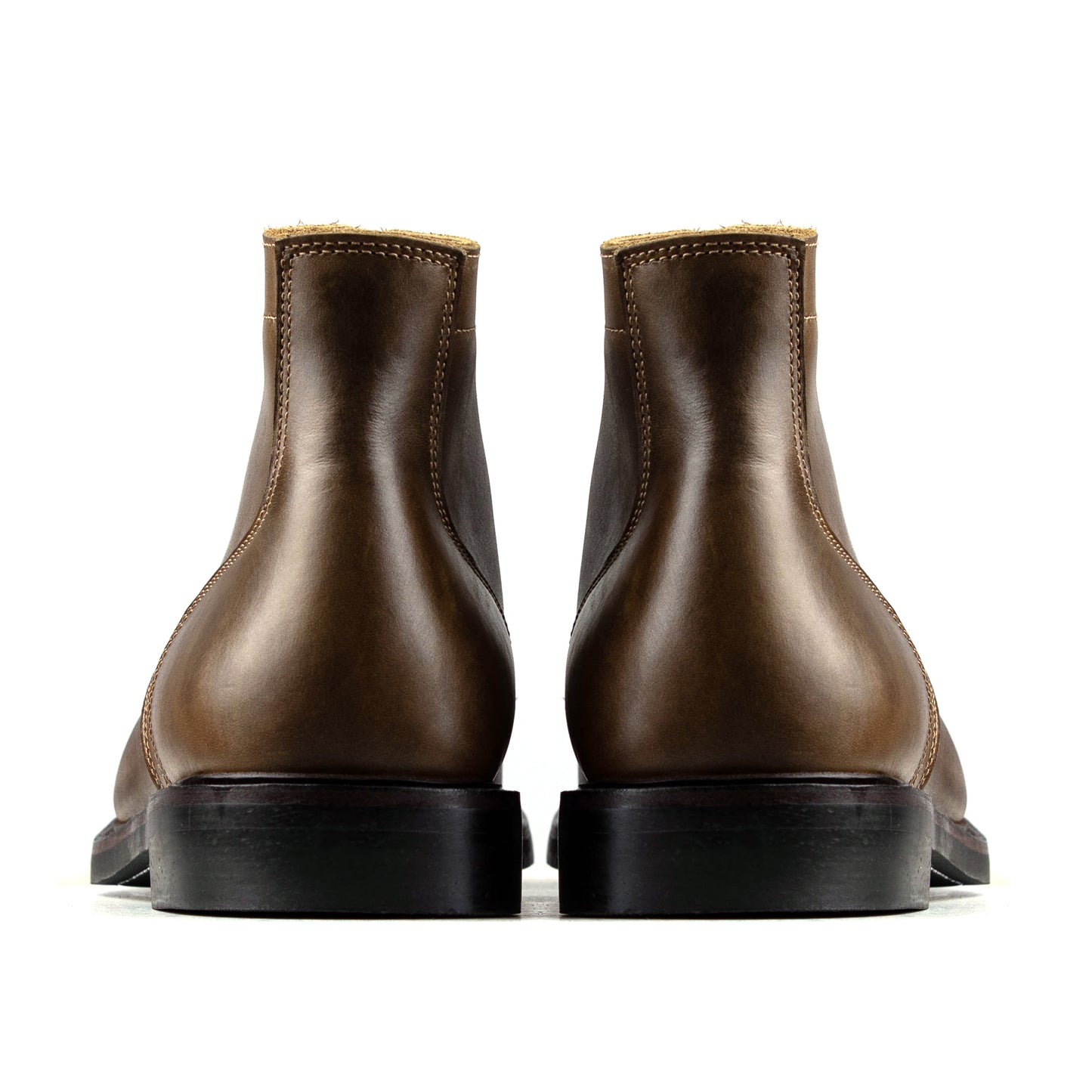 CapToe Commander Boot - luosjiet®boots - Olive Refresh Waxy