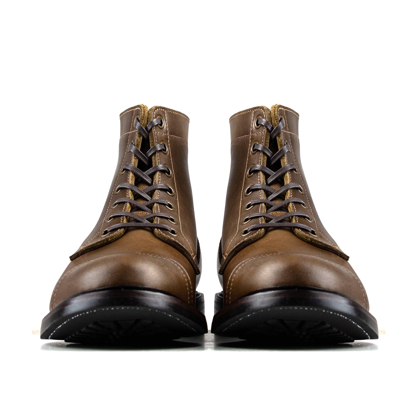 CapToe Commander Boot - luosjiet®boots - Olive Refresh Waxy