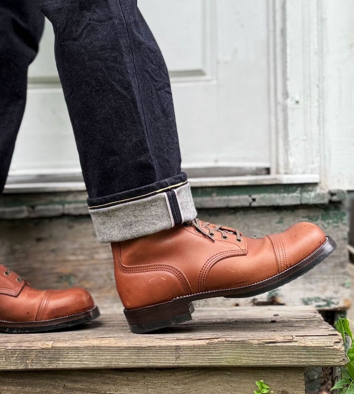 Munson Paratroop Boots P01 - luosjiet®boots MTO - Tan Latigo Grain Cowhide