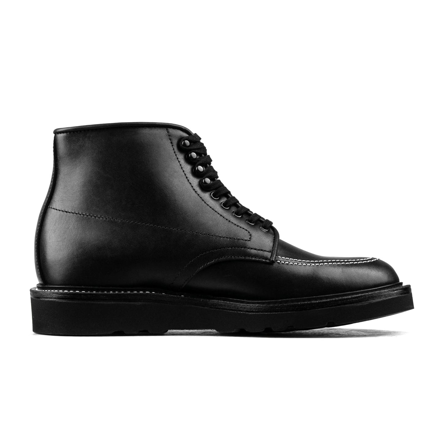 Indiana MocToe Boot - luosjiet®boots - Black Full Grain Cowhide