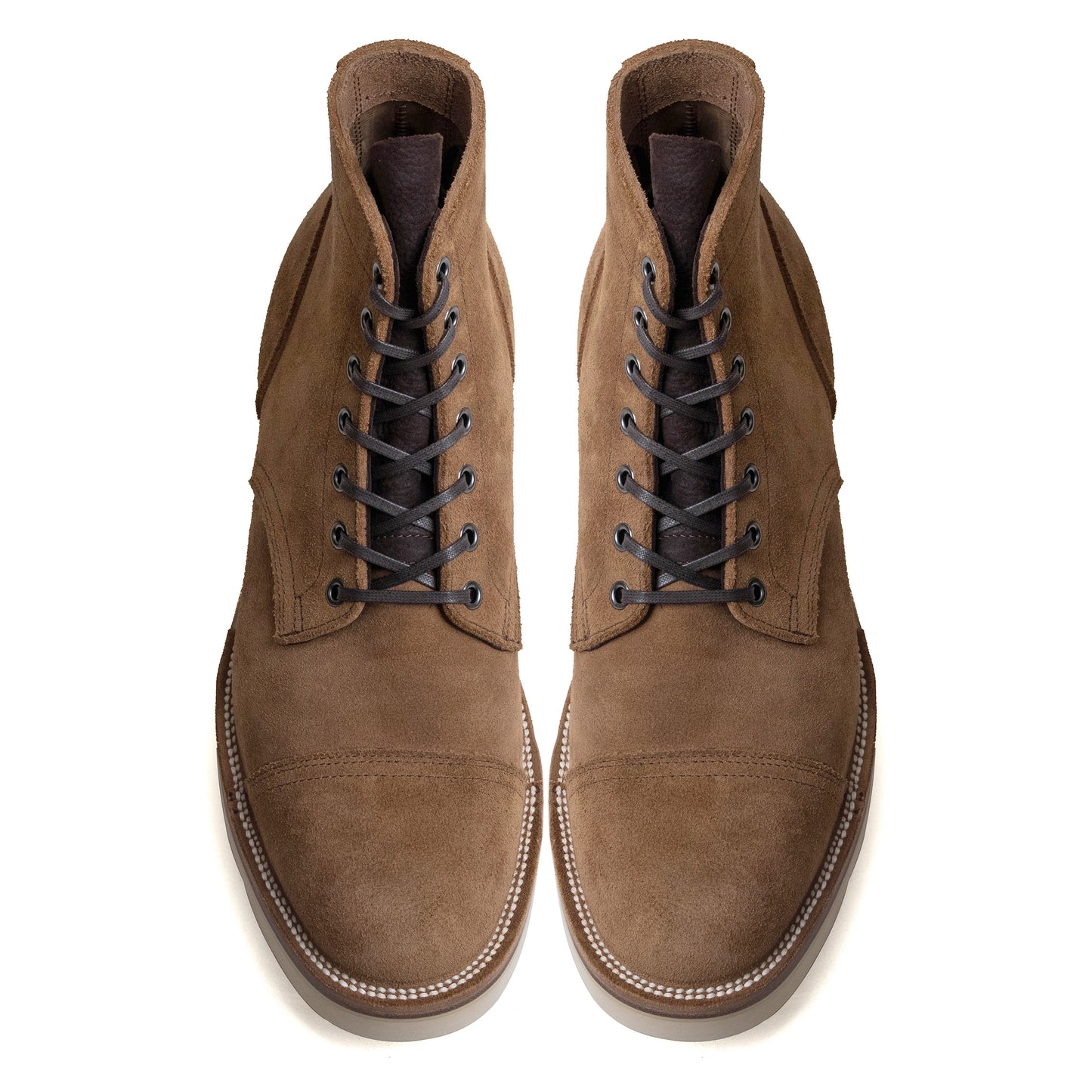 CapToe Service Boot - luosjiet®boots MTO - Tan Oiled Nubuck Reverse(German)