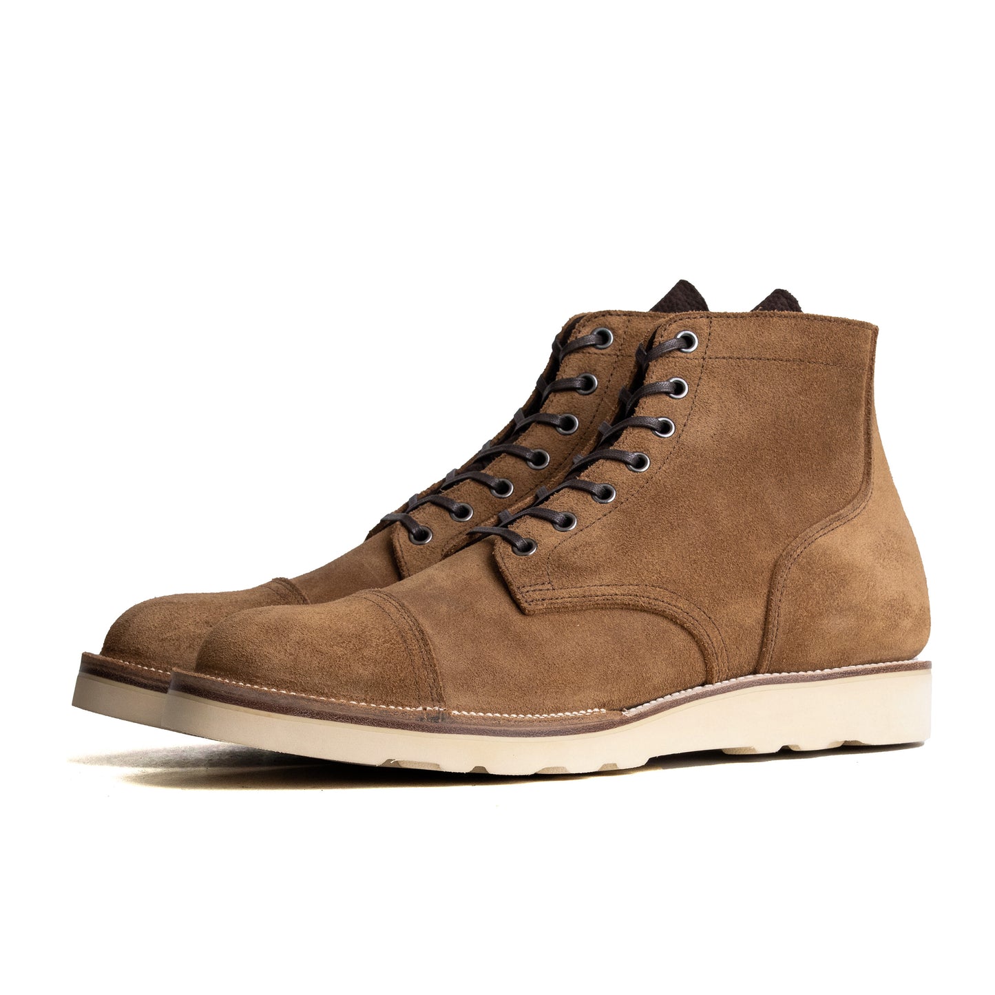 CapToe Service Boot - luosjiet®boots MTO - Tan Oiled Nubuck Reverse(German)