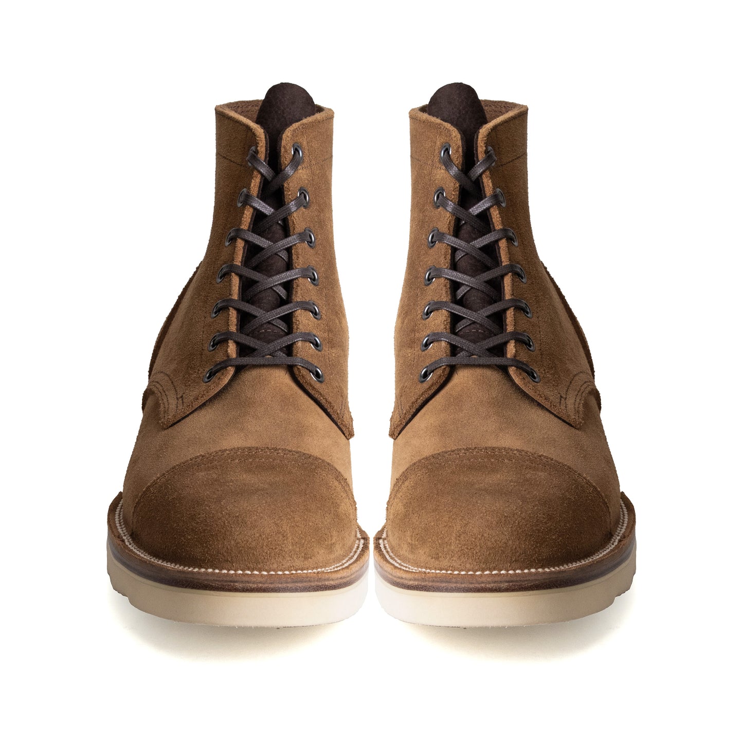 CapToe Service Boot - luosjiet®boots MTO - Tan Oiled Nubuck Reverse(German)