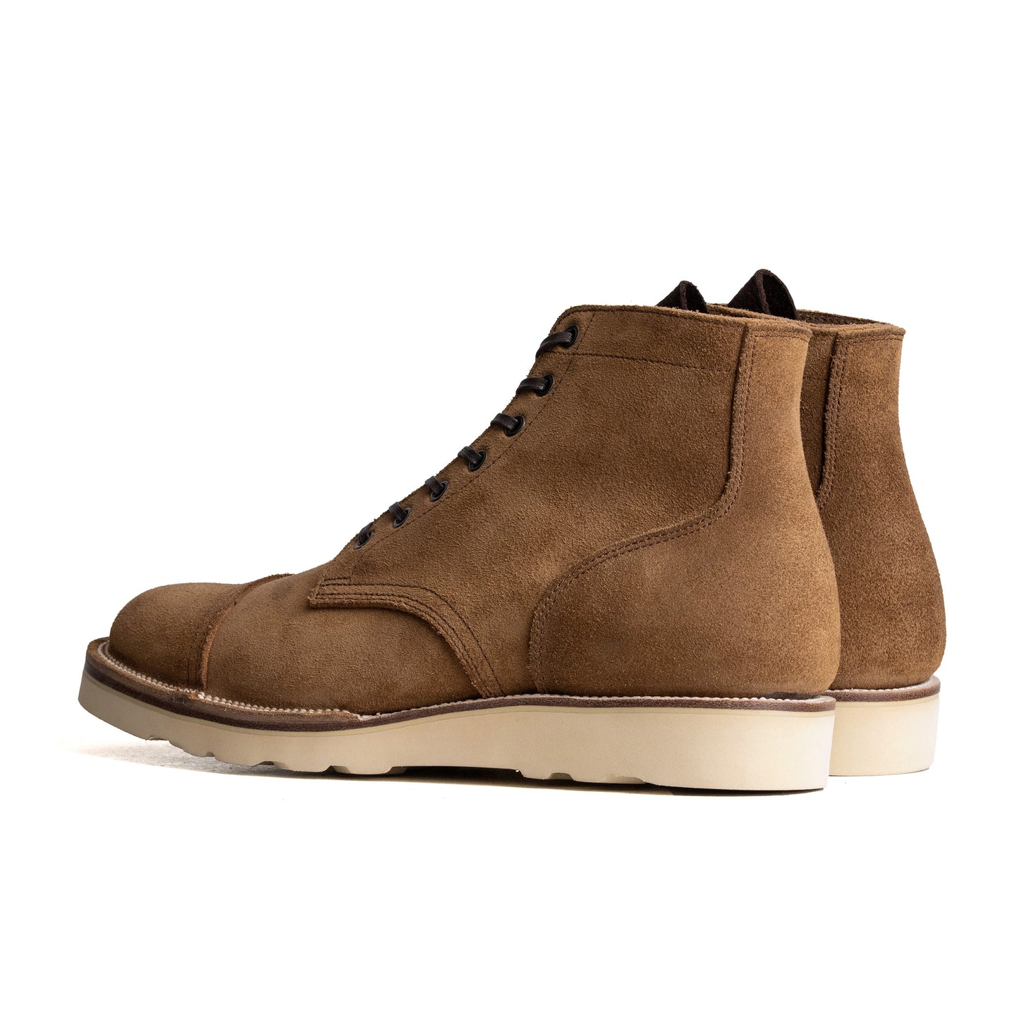 CapToe Service Boot - luosjiet®boots MTO - Tan Oiled Nubuck Reverse(German)