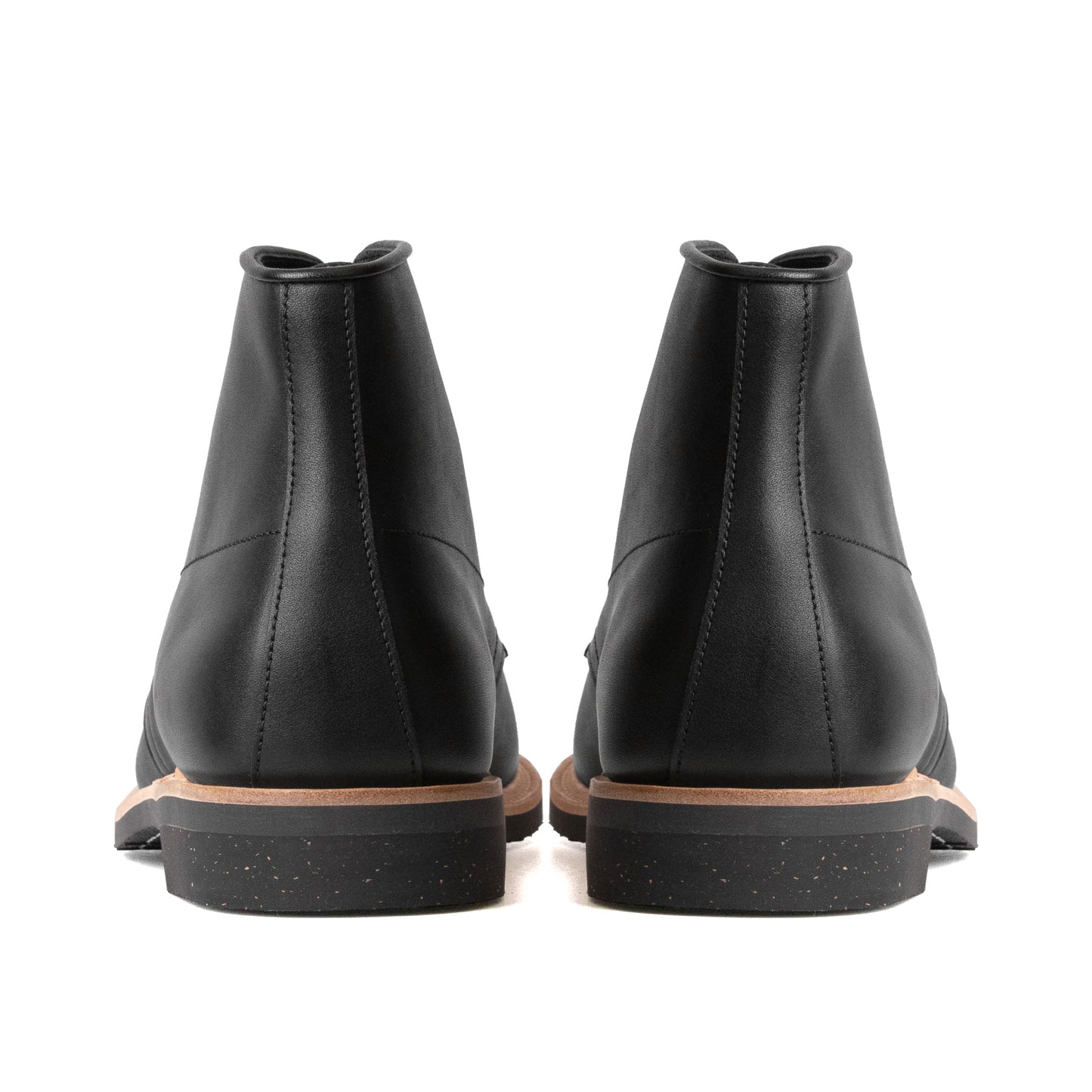 Indiana MocToe Boot - luosjiet®boots - Black Full Grain Cowhide