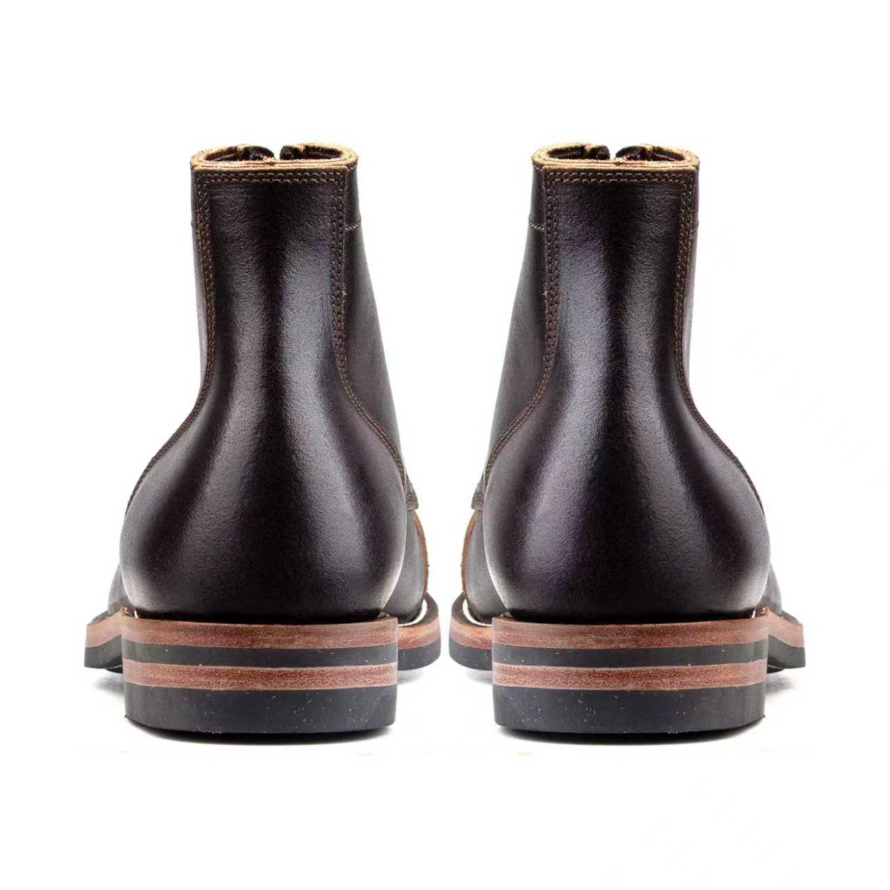 CapToe Service Boot -luosjiet®boots - Dark Brown Waxed Flesh