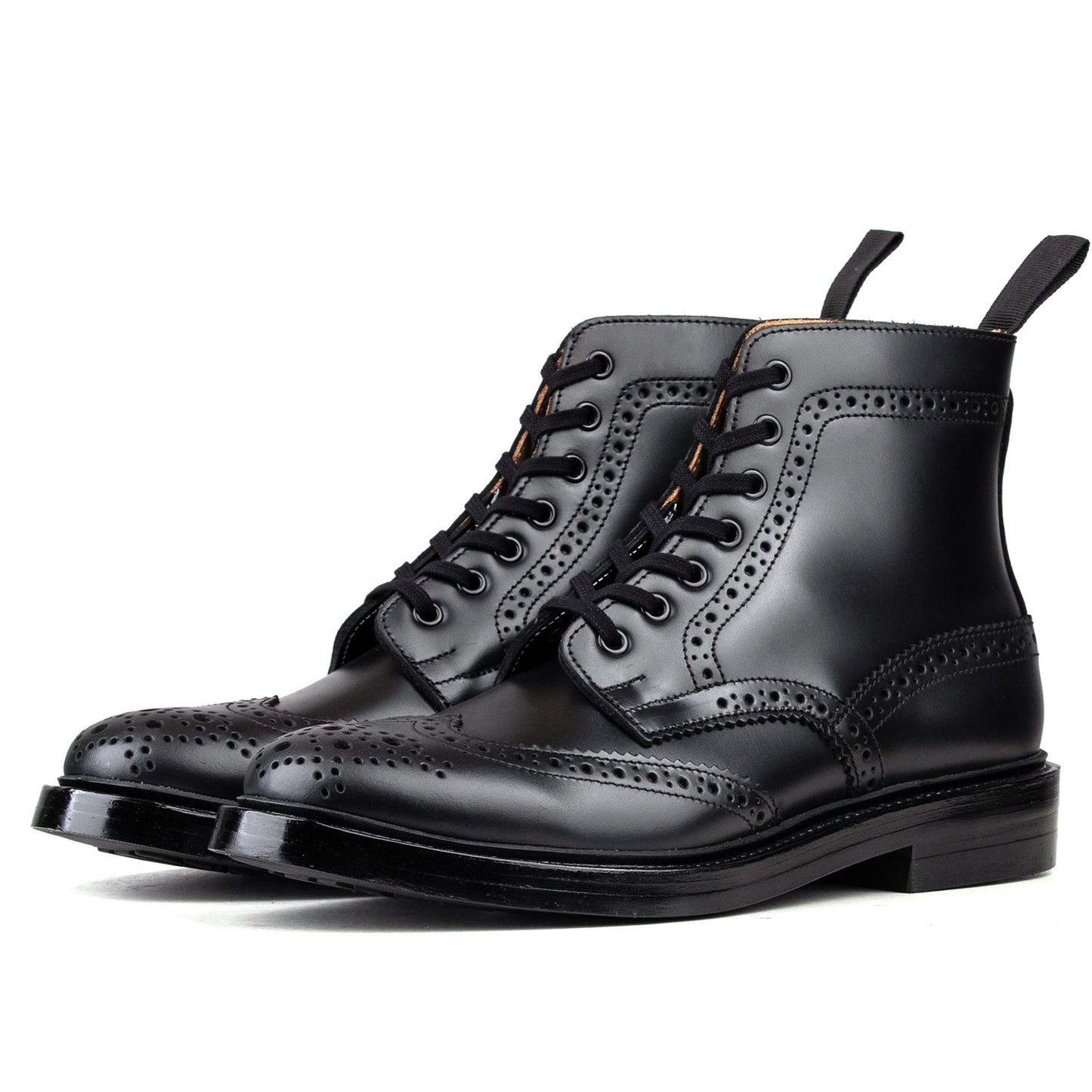 Rural Block Boot - luosjiet®boots -  Black Smooth Cowhide