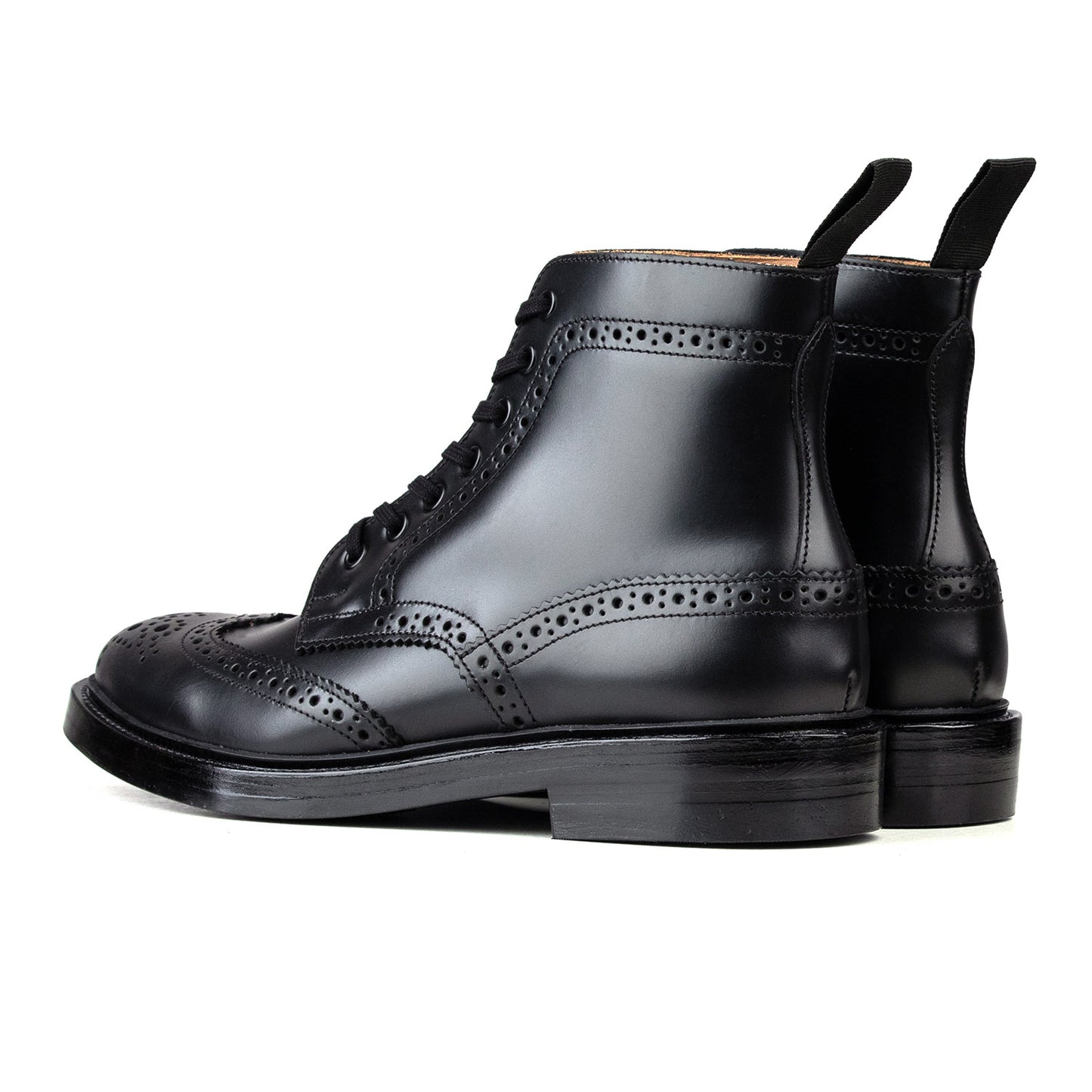 Rural Block Boot - luosjiet®boots -  Black Smooth Cowhide