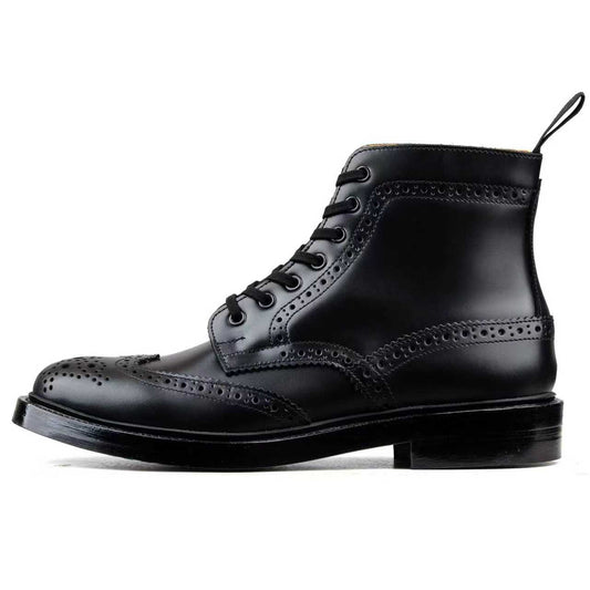 Rural Block Boot - luosjiet®boots -  Black Smooth Cowhide