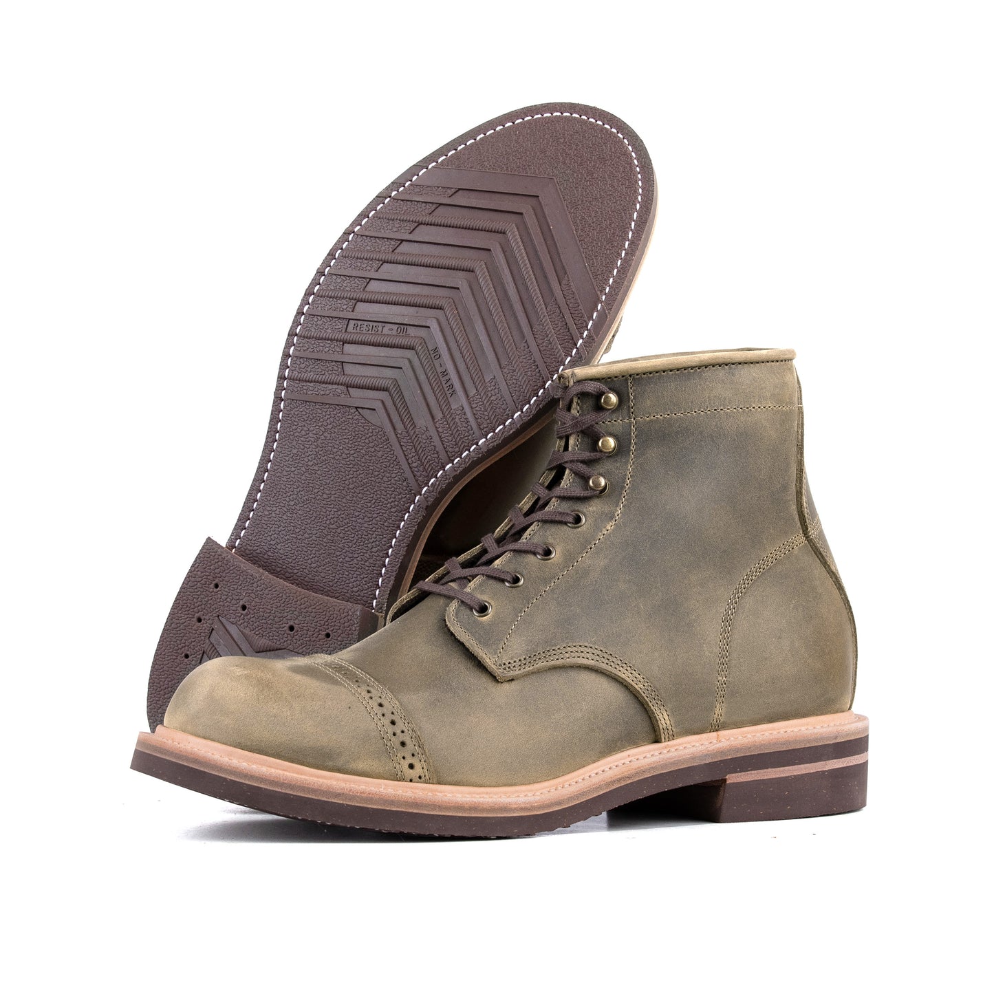 Fight Boot -luosjiet®boots - Olive oiled Nubuck(German)