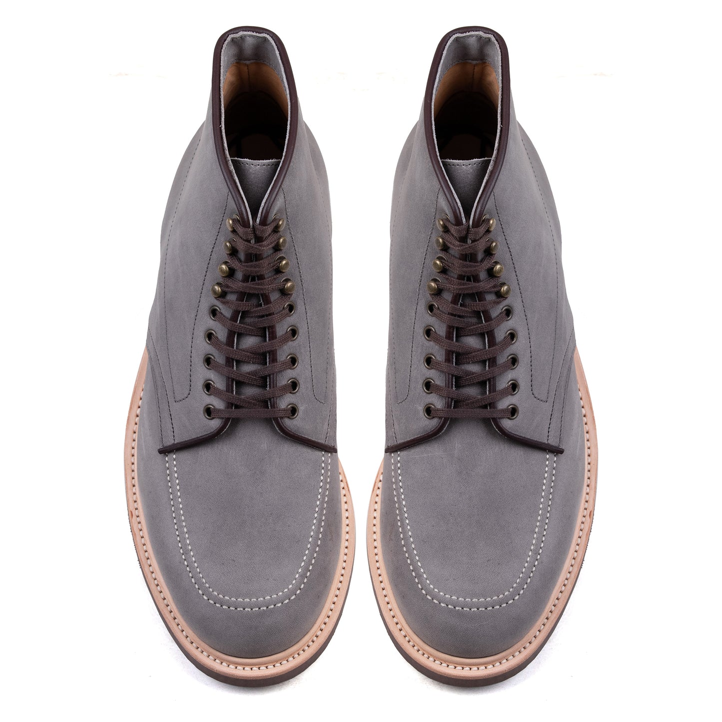 Indiana MocToe Boot -luosjiet®boots - Grey oiled Nubuck(German)