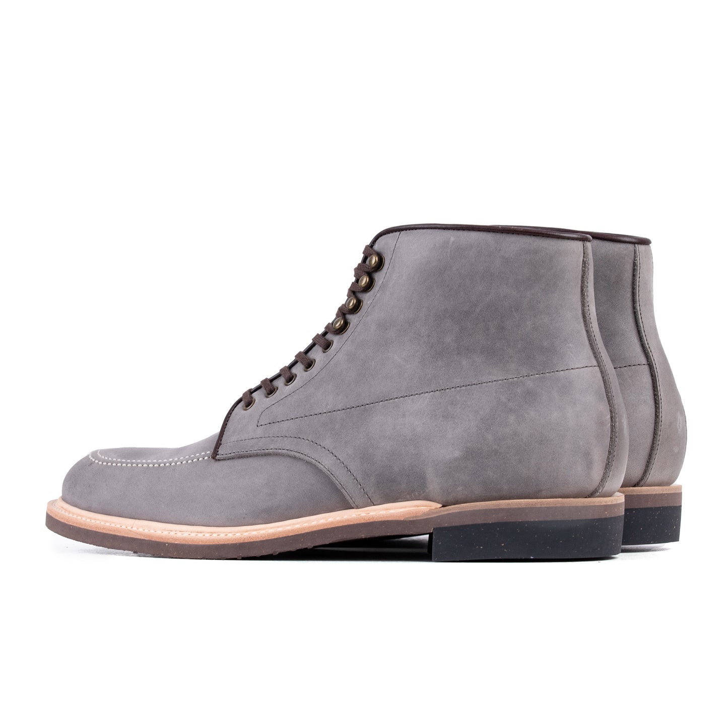 Indiana MocToe Boot -luosjiet®boots - Grey oiled Nubuck(German)