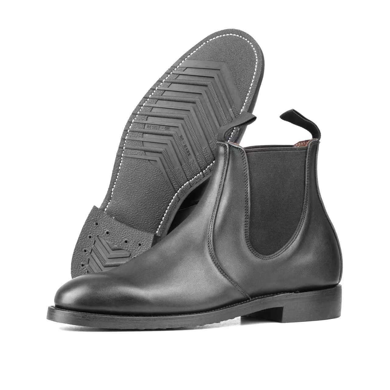 Classic Chelsea Boot - luosjiet®boots - Black Grain Cowhide