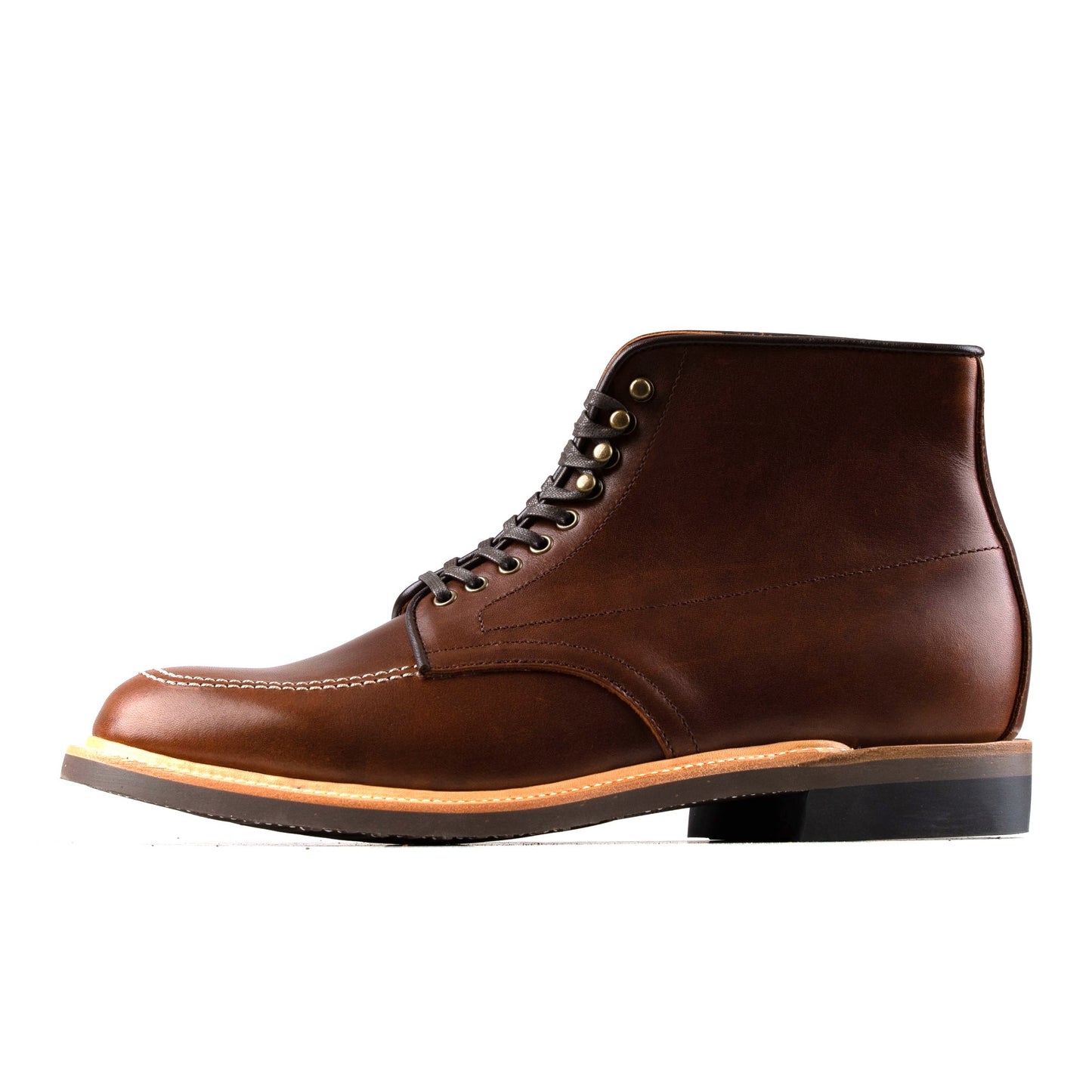 Indiana Moctoe Boot - luosjiet®boots - Brown Full Grain Pull-Up Cowhide