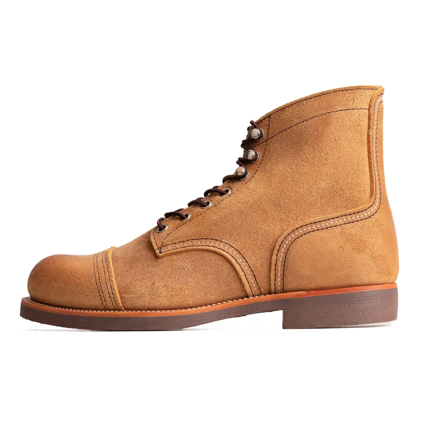 Classic Paratroop Boots - luosjiet®boots - Yellow Brown Grain Cowhide Reverse