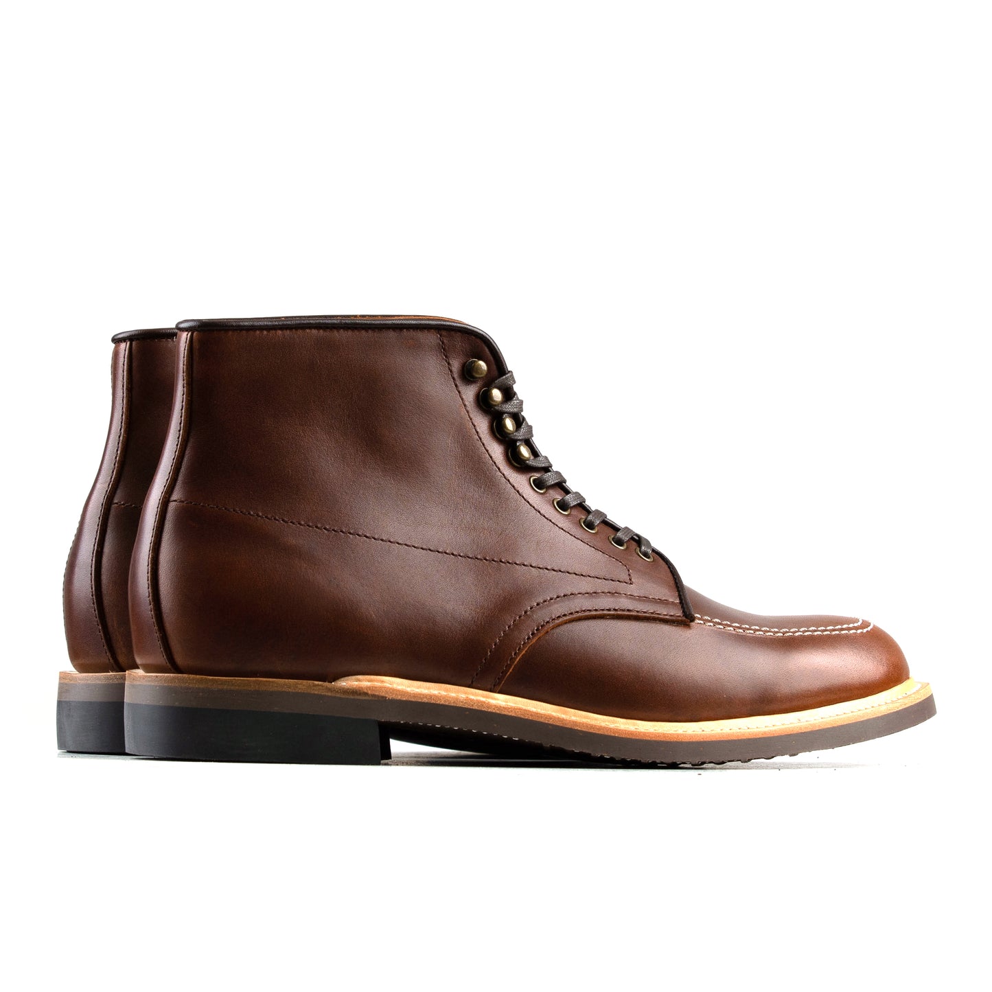 Indiana Moctoe Boot - luosjiet®boots - Brown Full Grain Pull-Up Cowhide