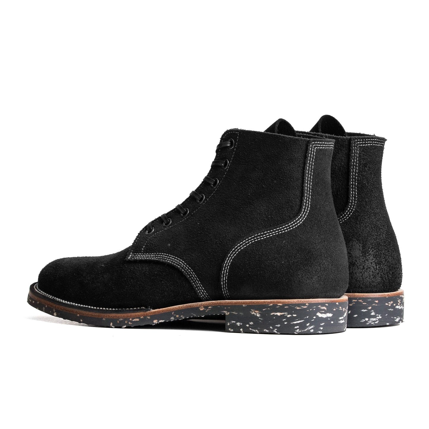 M1930 Boondoker Boot - luosjiet®boots MTO - Black Oiled Nubuck Reverse(German)