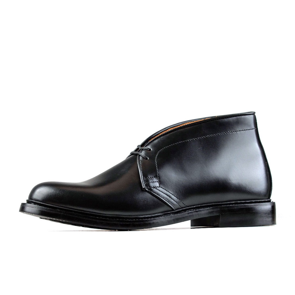 Classic Chukka Boot -luosjiet®boots - Black Smooth Cowhide
