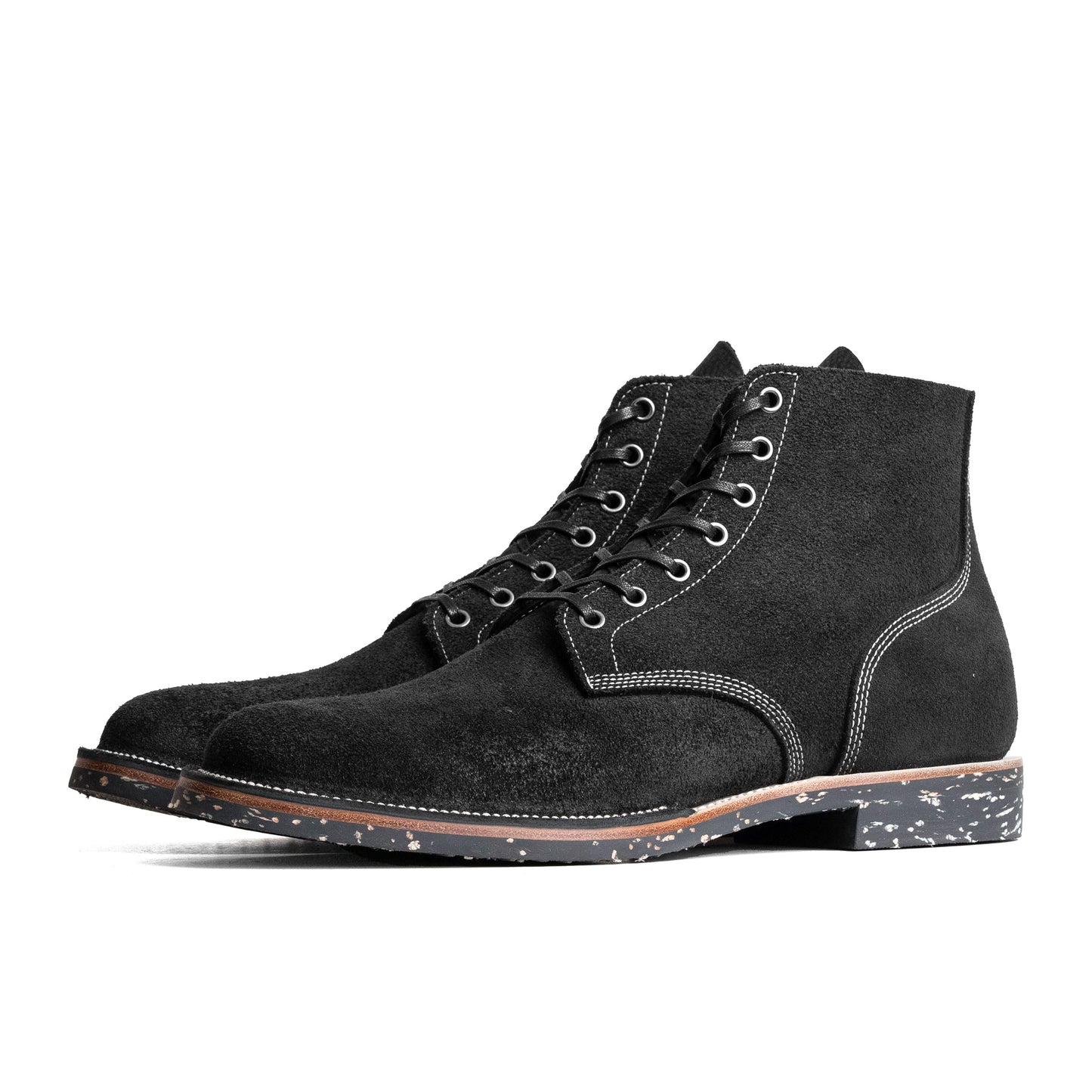 M1930 Boondoker Boot - luosjiet®boots MTO - Black Oiled Nubuck Reverse(German)