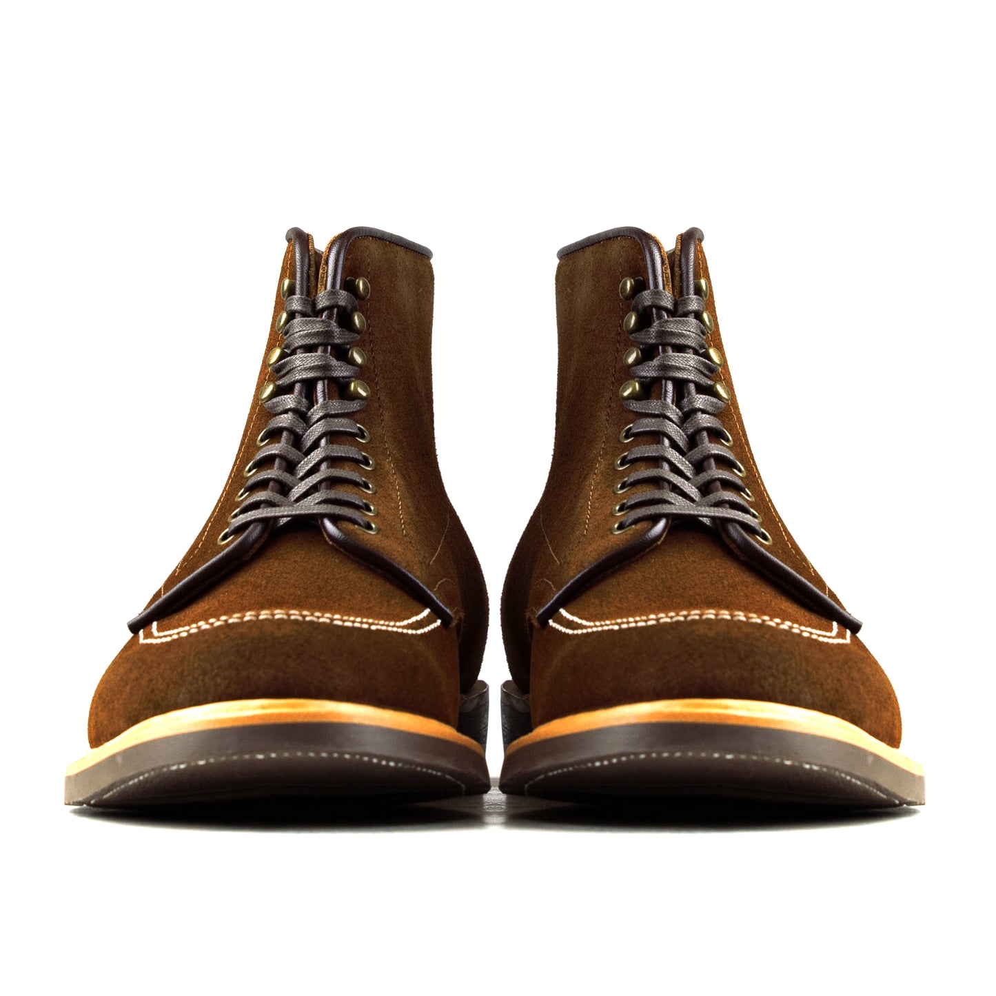 Indiana Jones MocToe Boot - luosjiet®boots - Dark Brown Oiled Cowhide Reverse