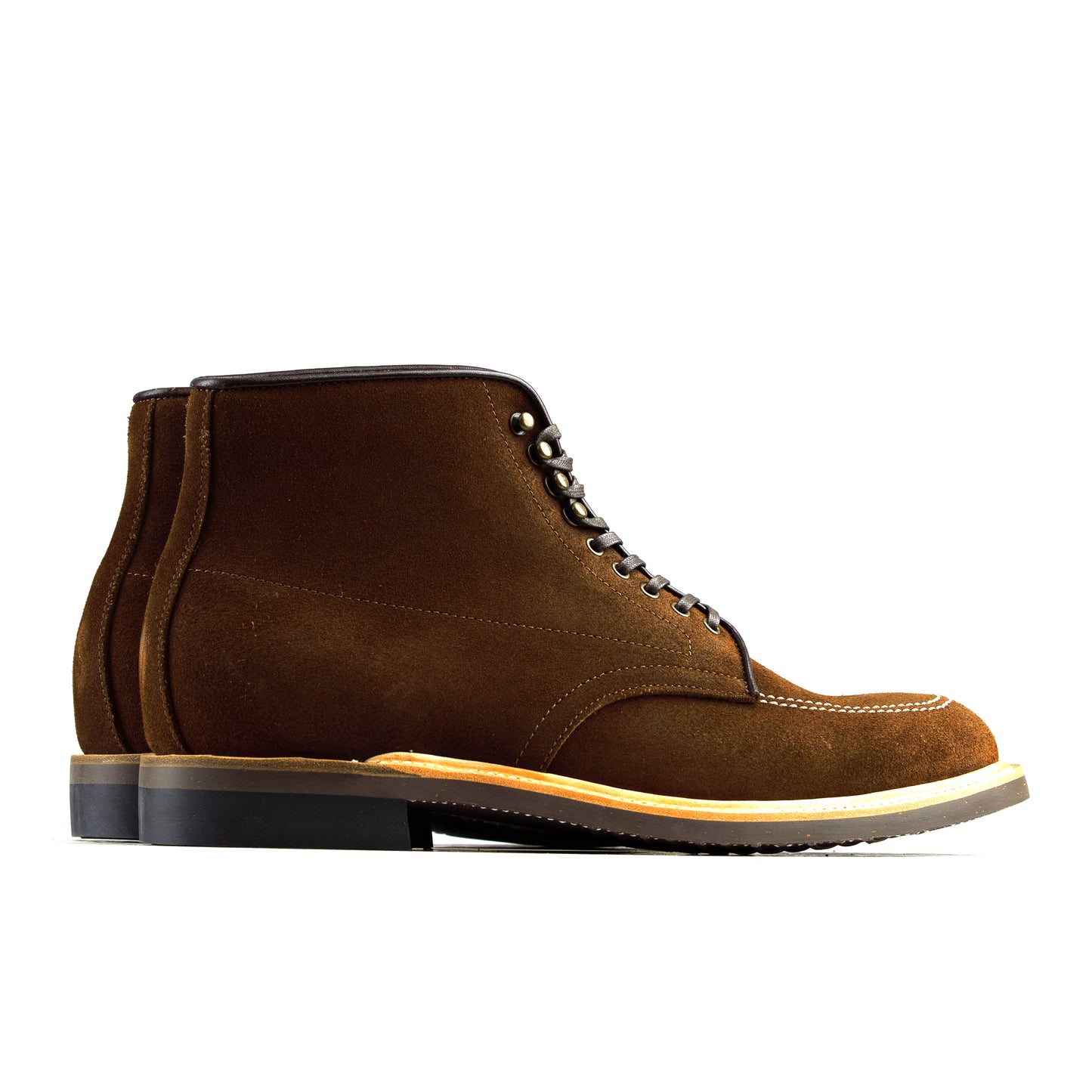 Indiana Jones MocToe Boot - luosjiet®boots - Dark Brown Oiled Cowhide Reverse