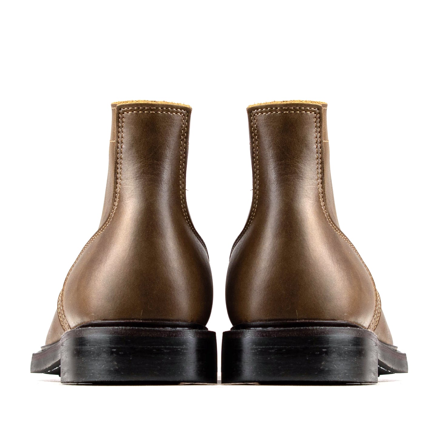 Plain Service Boot - luosjiet®boots -  Olive Refresh Waxy