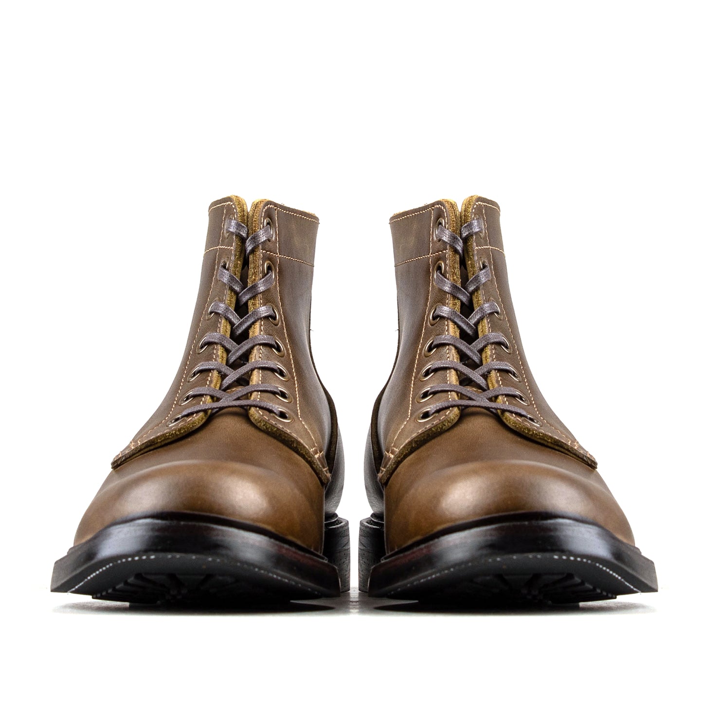 Plain Service Boot - luosjiet®boots -  Olive Refresh Waxy