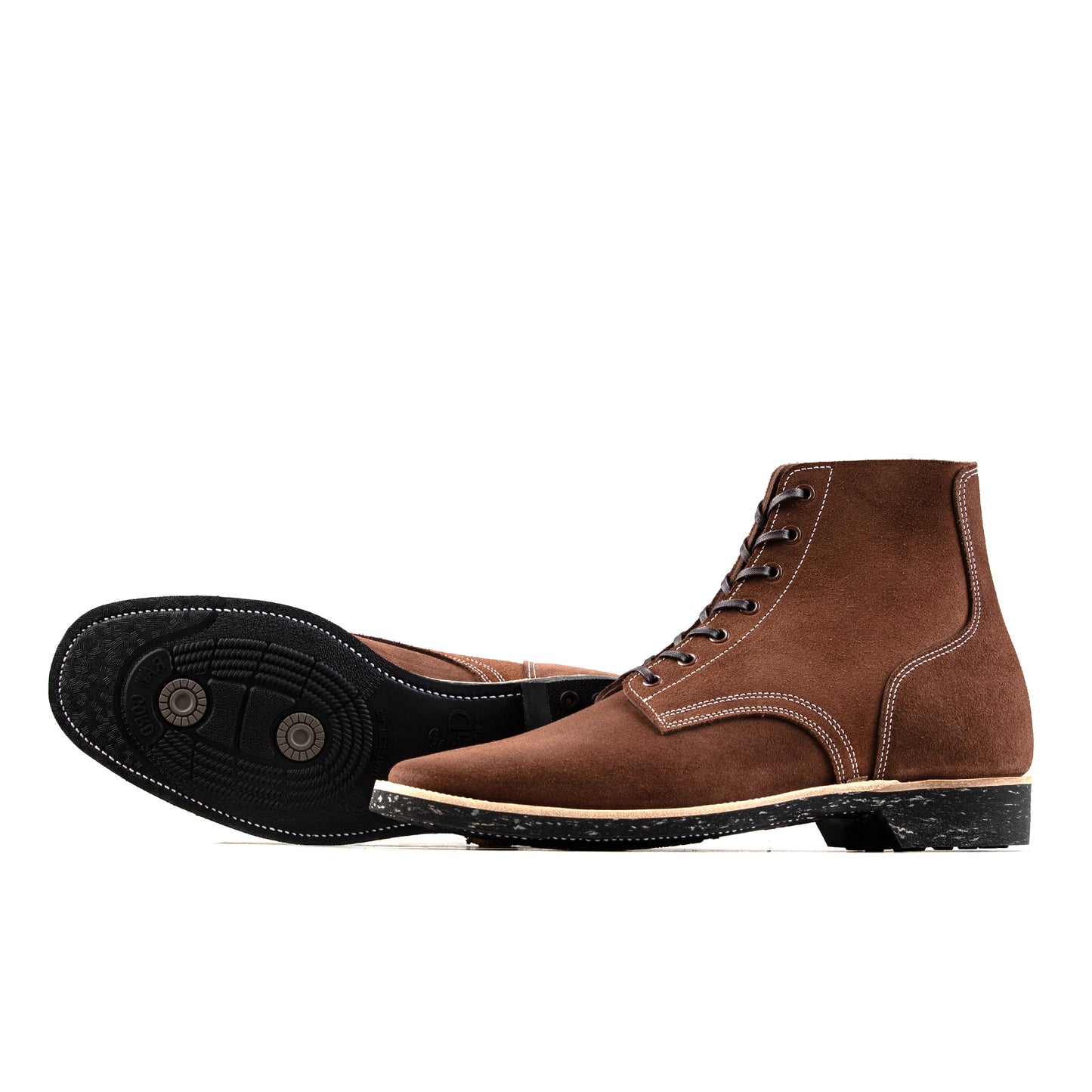 M1944 Boondoker Boot - luosjiet®boots -  Brown Oiled Nubuck Reverse(German)