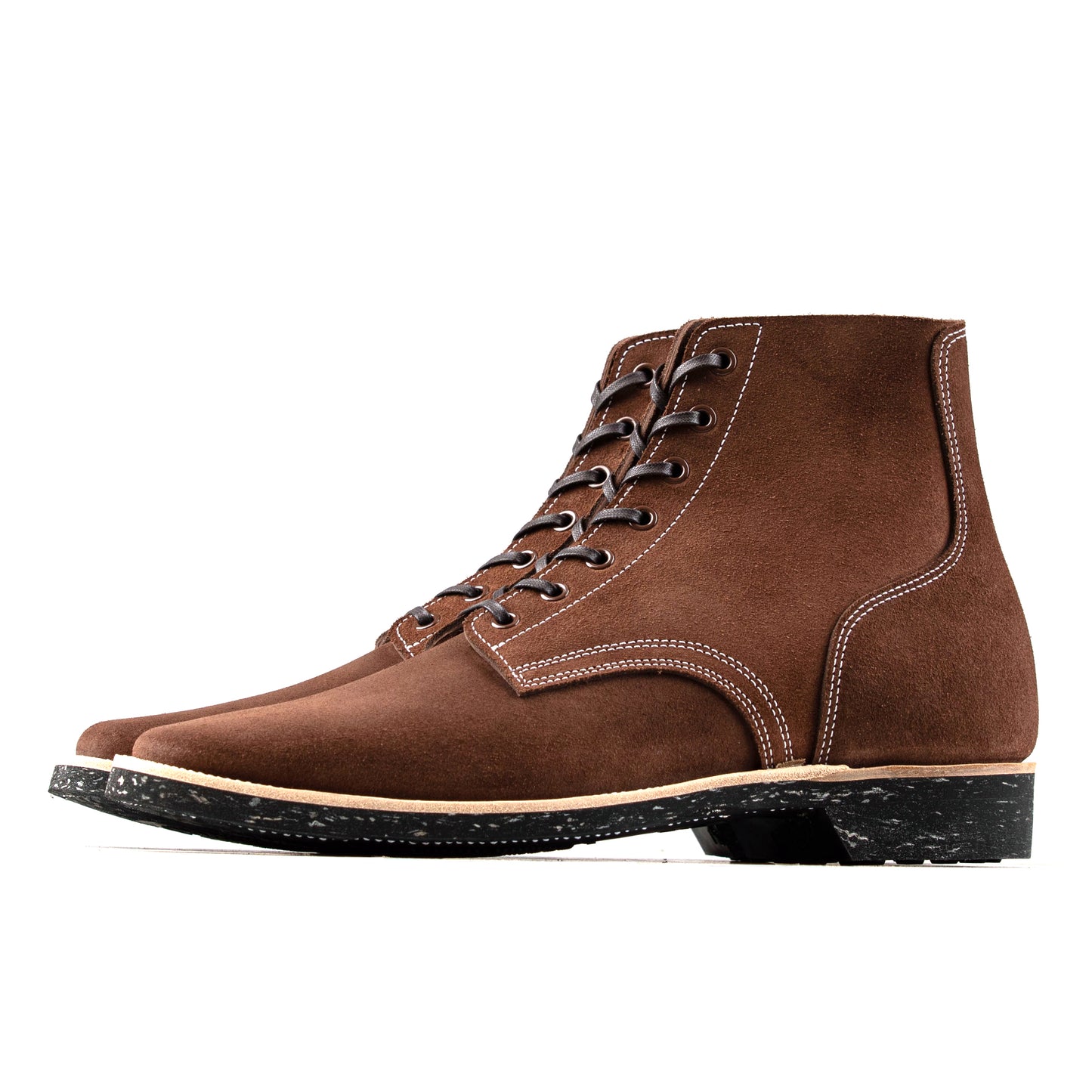 M1944 Boondoker Boot - luosjiet®boots -  Brown Oiled Nubuck Reverse(German)