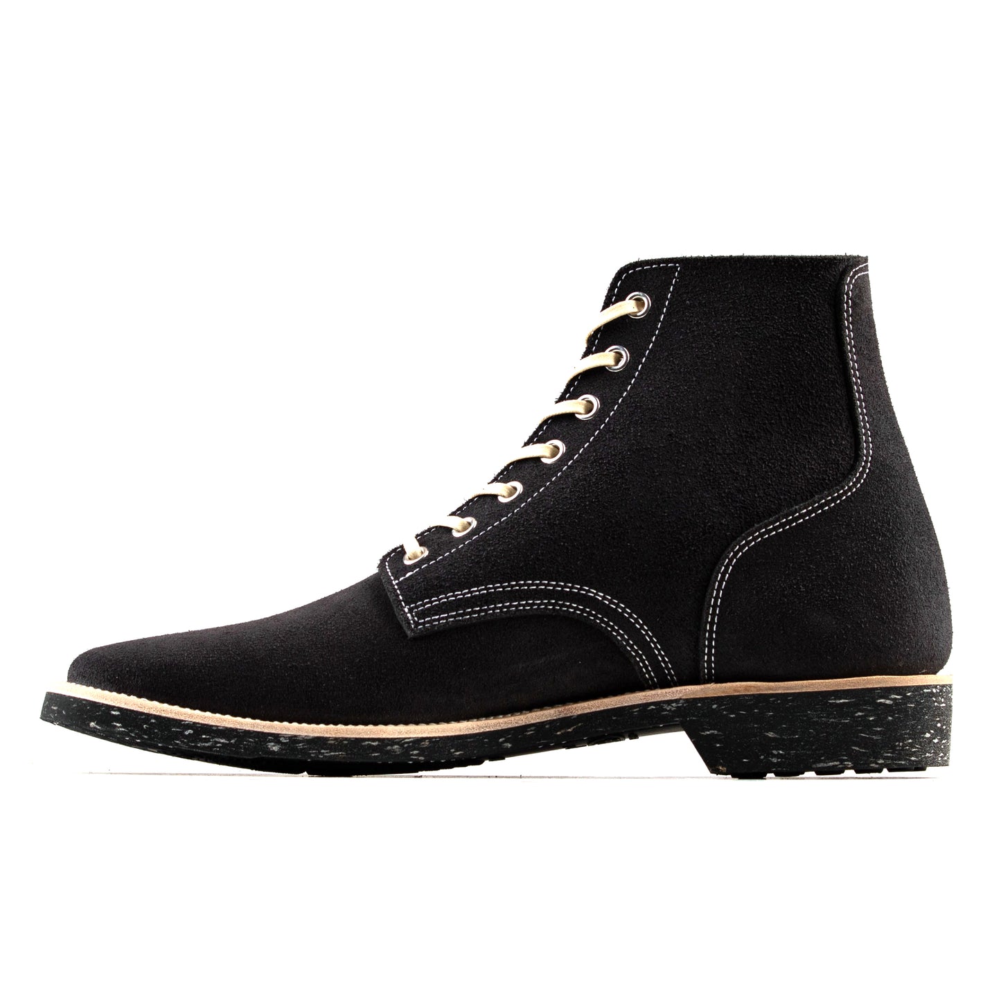 M1944 Boondoker Boot - luosjiet®boots -  Black Oiled Nubuck Reverse(German)