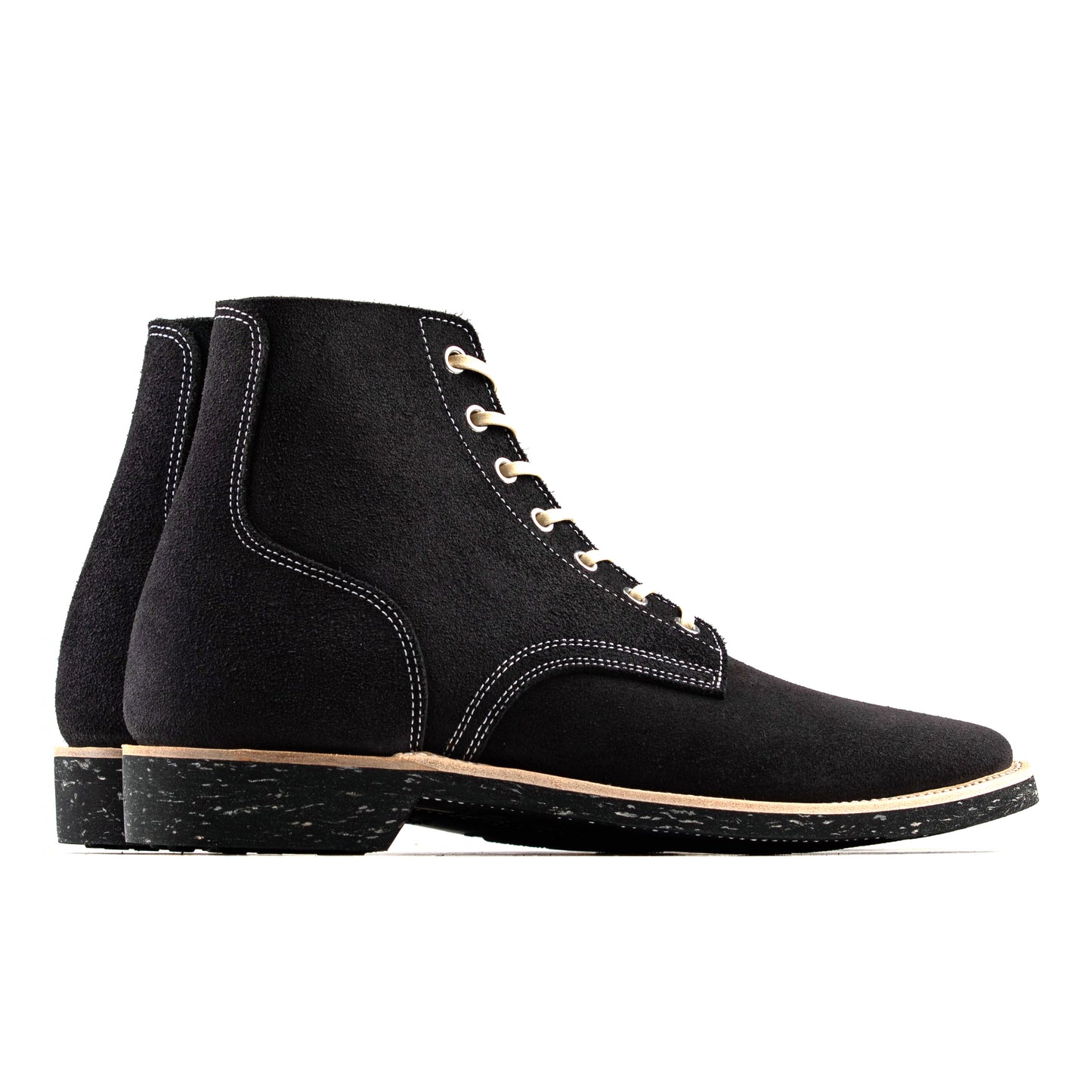 M1944 Boondoker Boot - luosjiet®boots -  Black Oiled Nubuck Reverse(German)