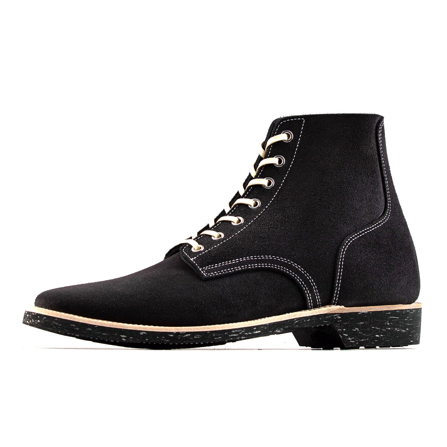 M1944 Boondoker Boot - luosjiet®boots -  Black Oiled Nubuck Reverse(German)