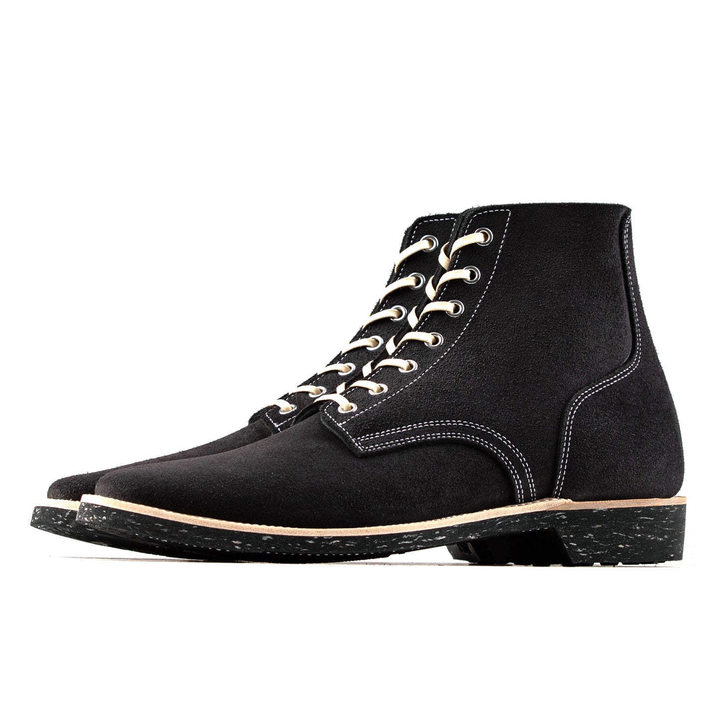 M1944 Boondoker Boot - luosjiet®boots -  Black Oiled Nubuck Reverse(German)